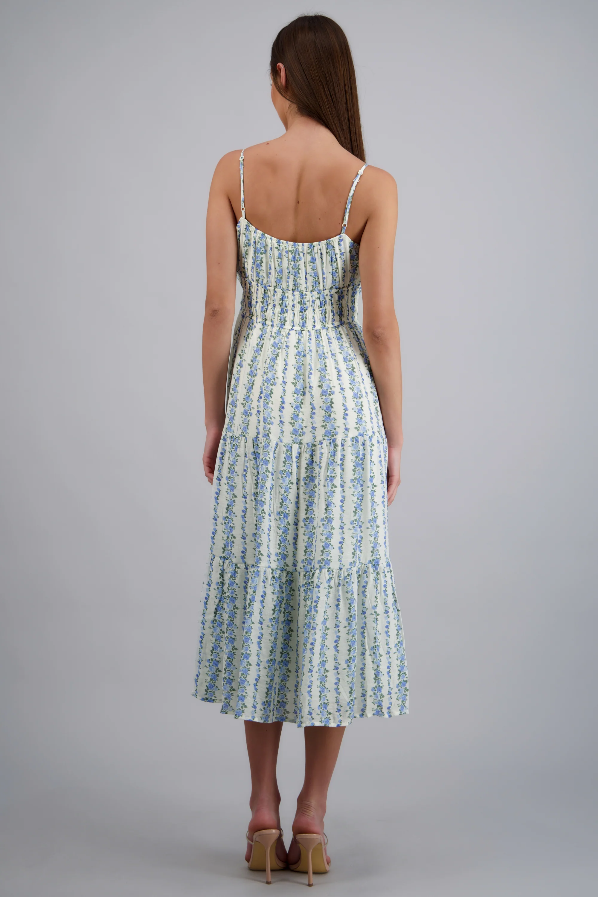Vestido maxi flores det abertura - Image 4