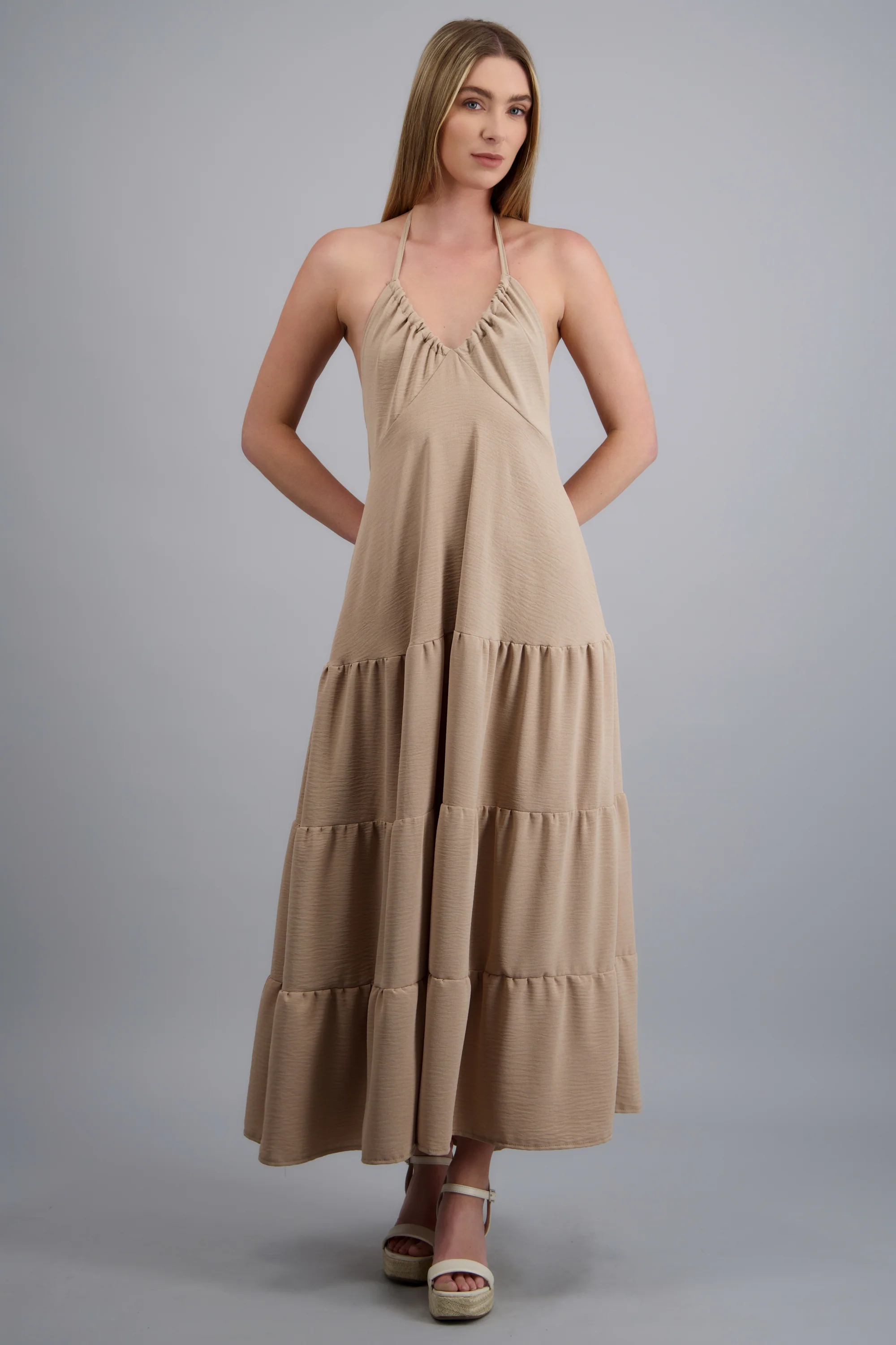 Vestido maxi halter - Image 3