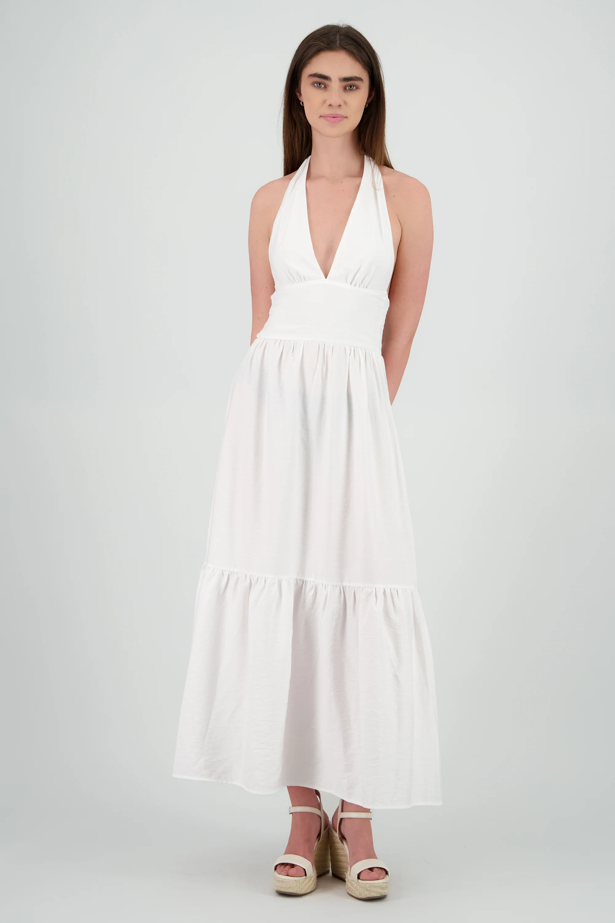 Vestido maxi halter amarre - Image 2
