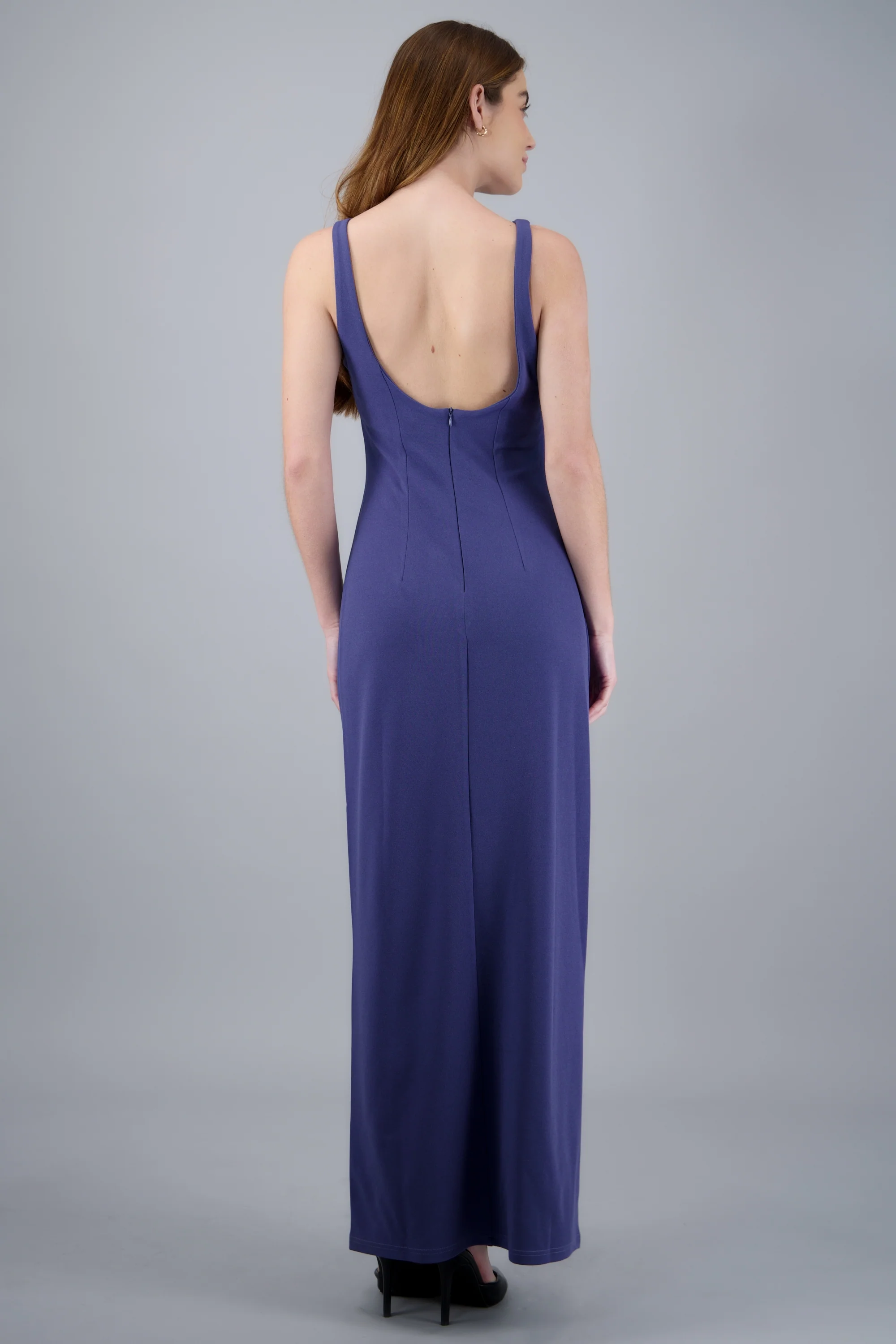 Vestido maxi halter liso - Image 4