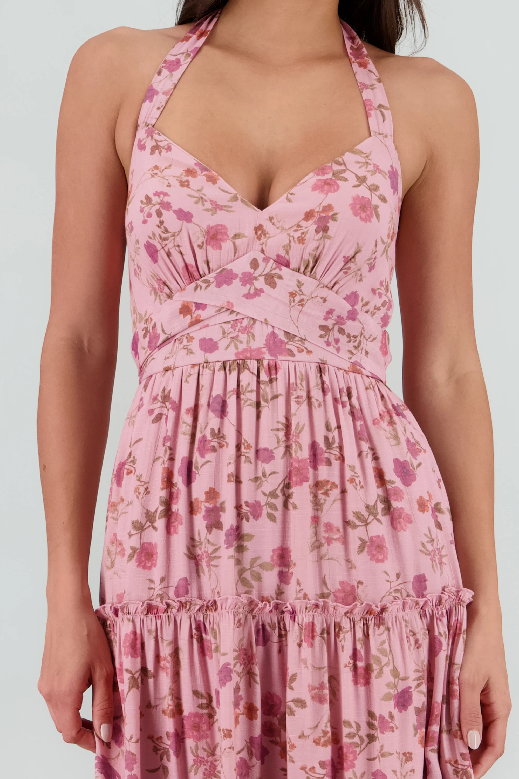 Vestido maxi halter olanes - Image 5