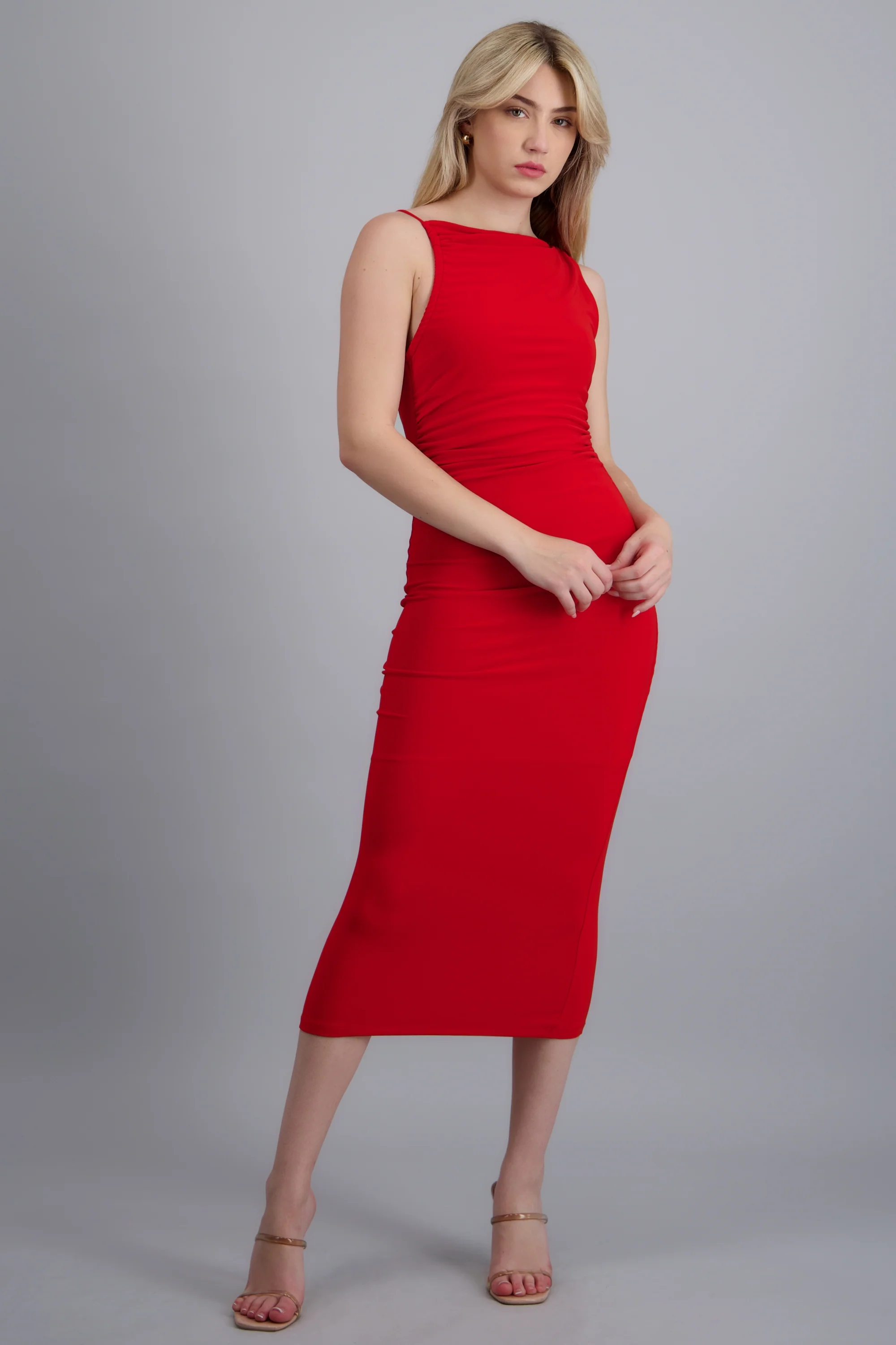 Vestido maxi liso espalda abierta - Image 2