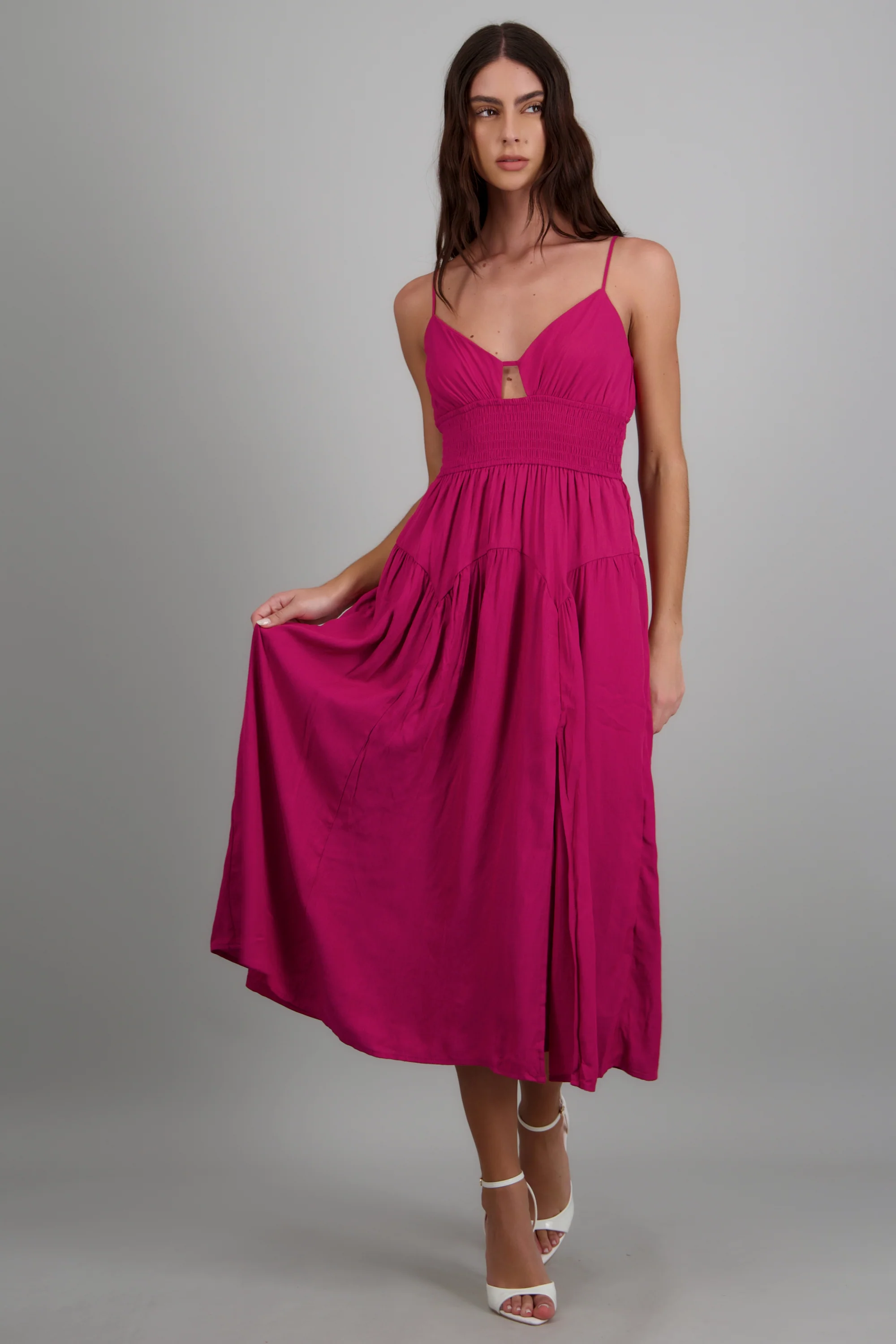 Vestido maxi liso tirantes - Image 2