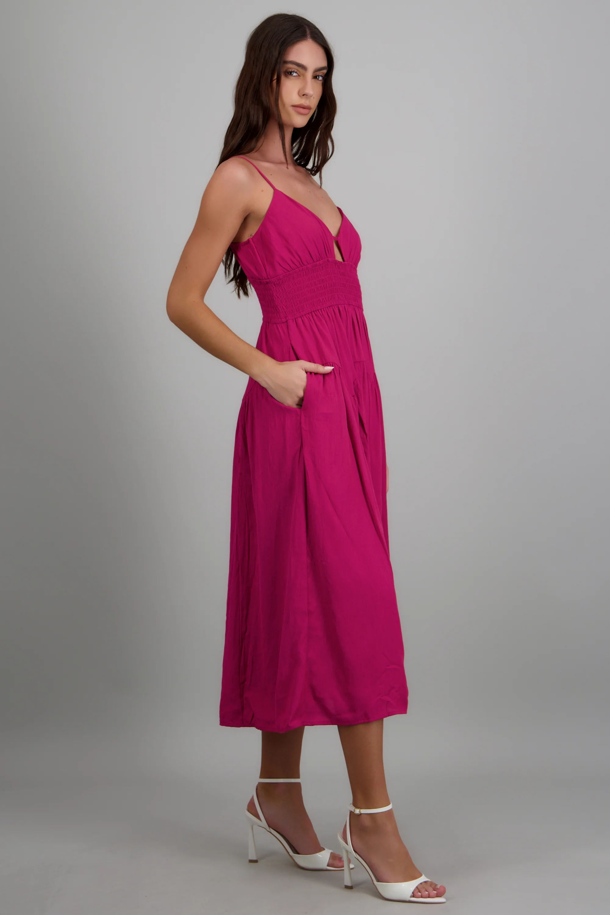 Vestido maxi liso tirantes - Image 3