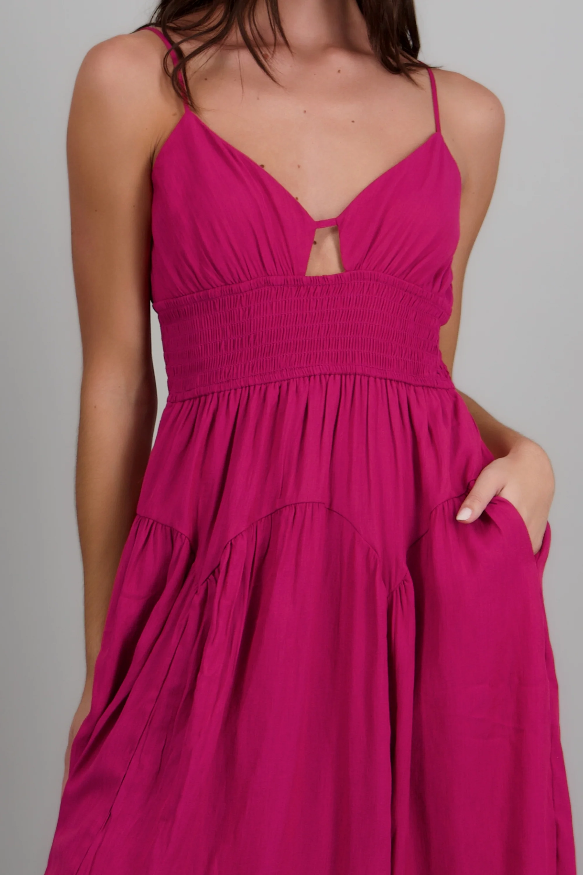 Vestido maxi liso tirantes - Image 5