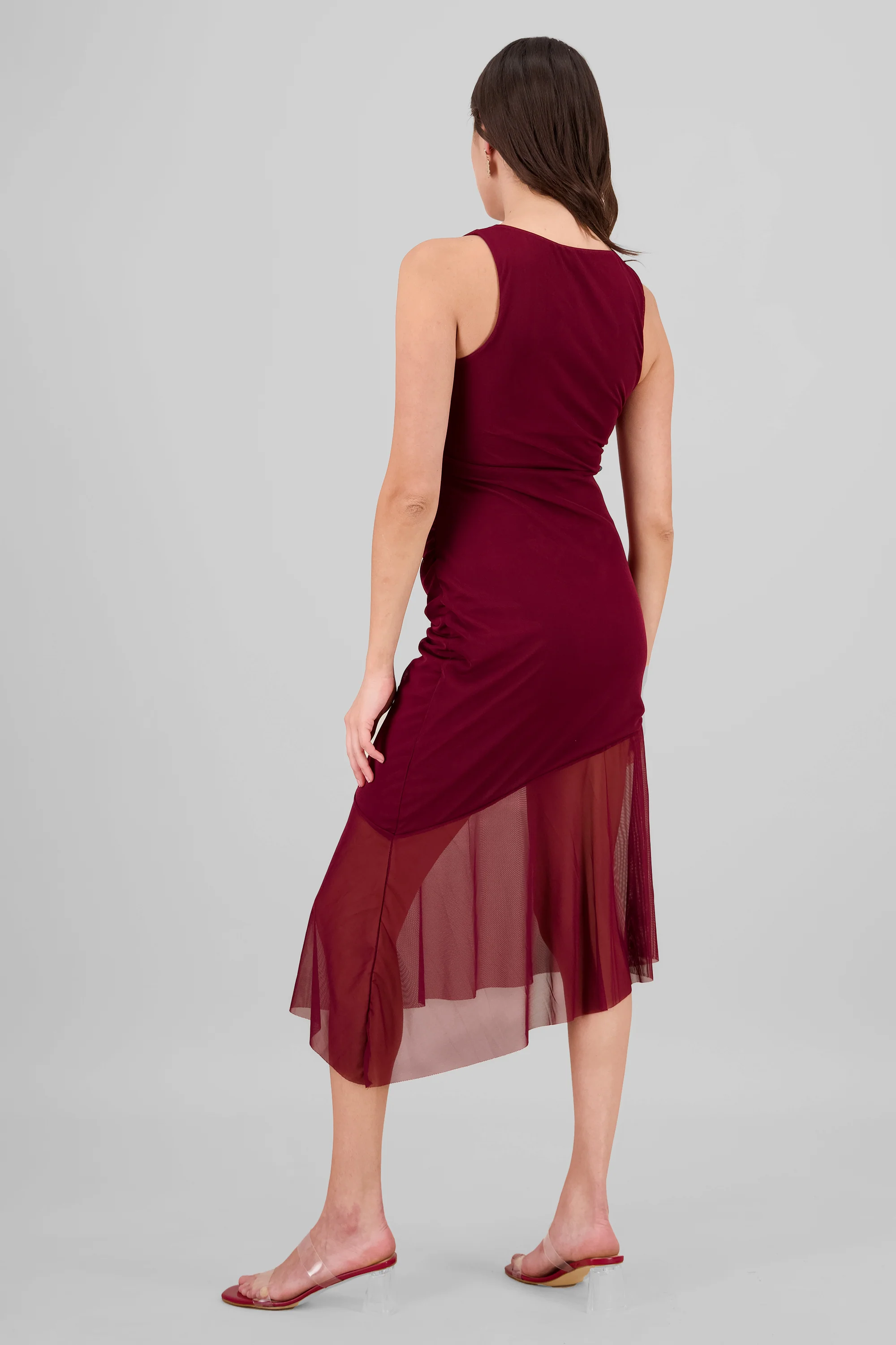 Vestido maxi mesh olan - Image 4