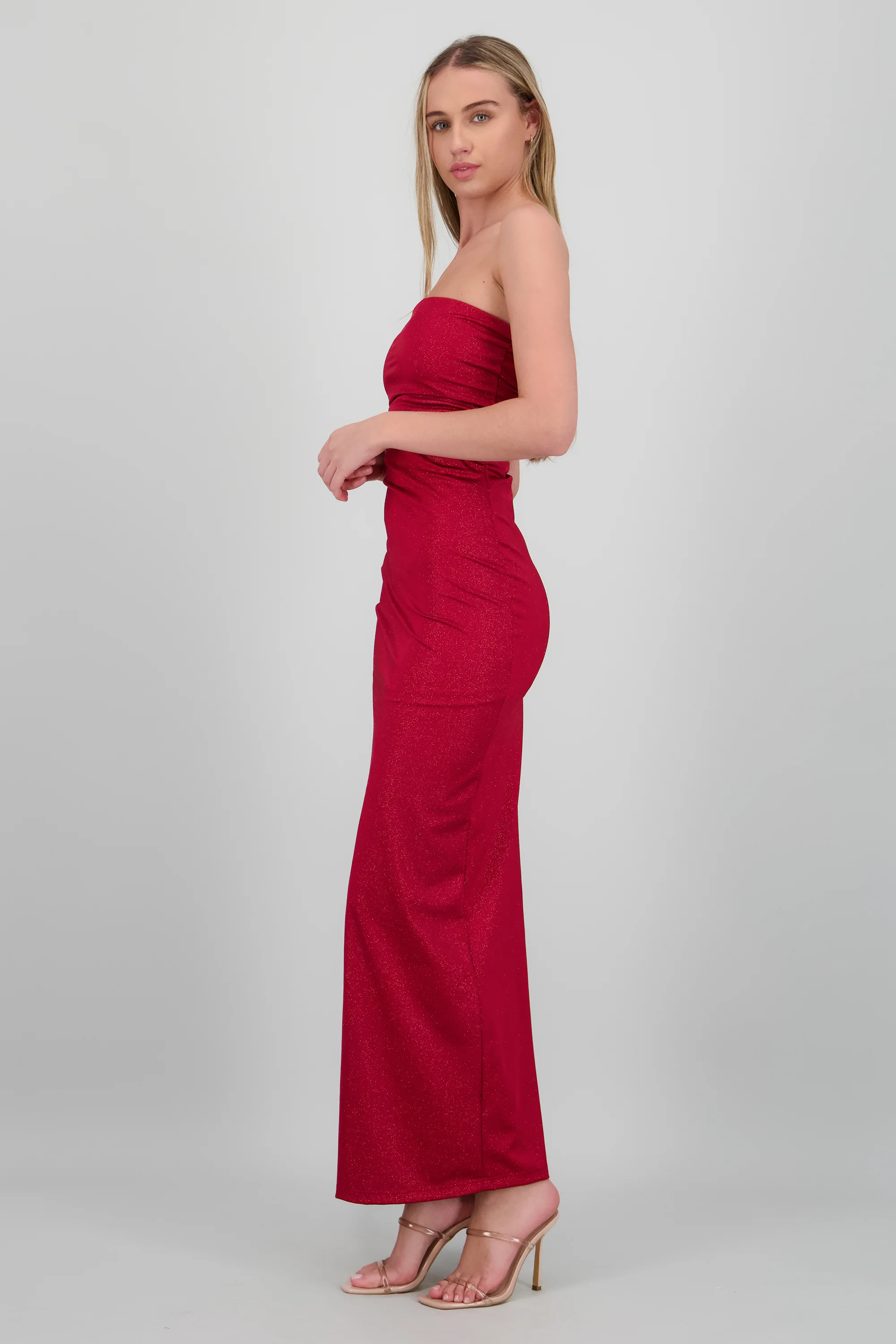 Vestido maxi plisado - Image 3