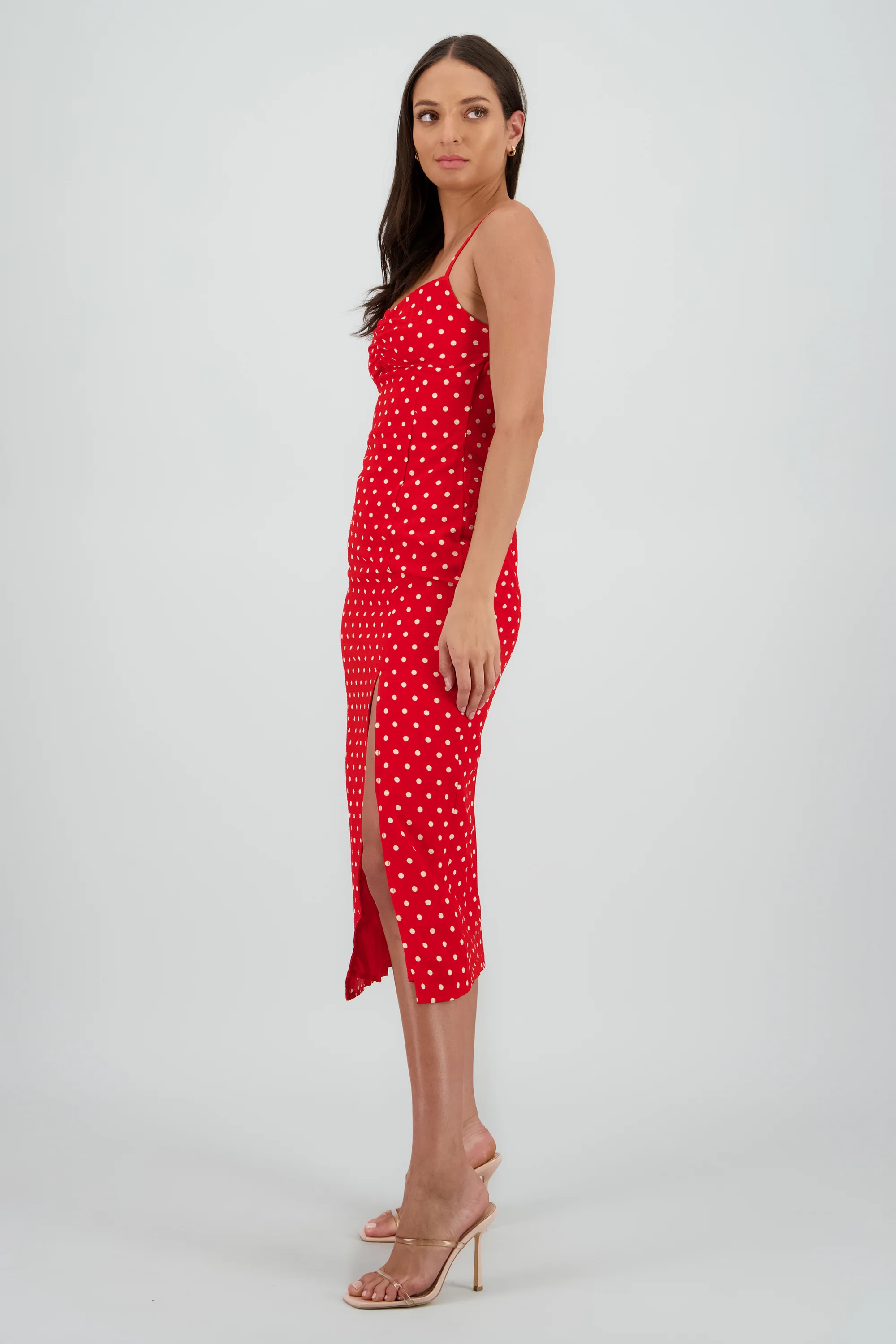 Vestido maxi polka detalle espalda - Image 3