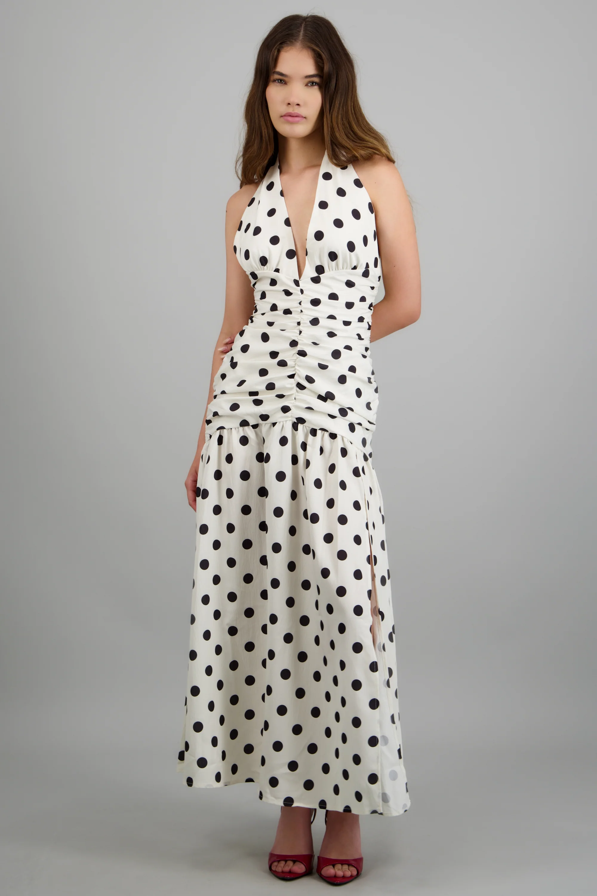 Vestido maxi polka dots - Image 3