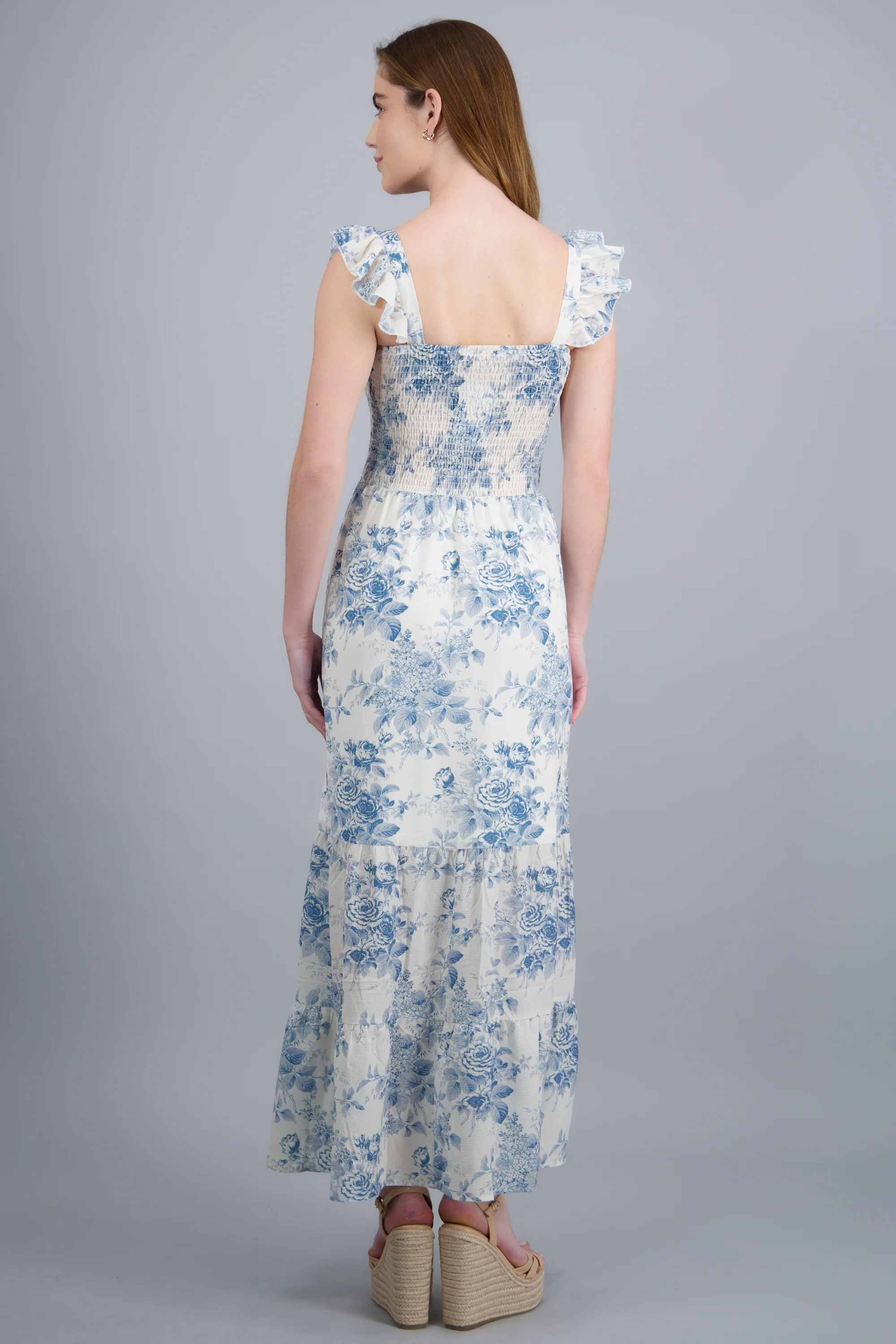 Vestido maxi smock trapless - Image 5