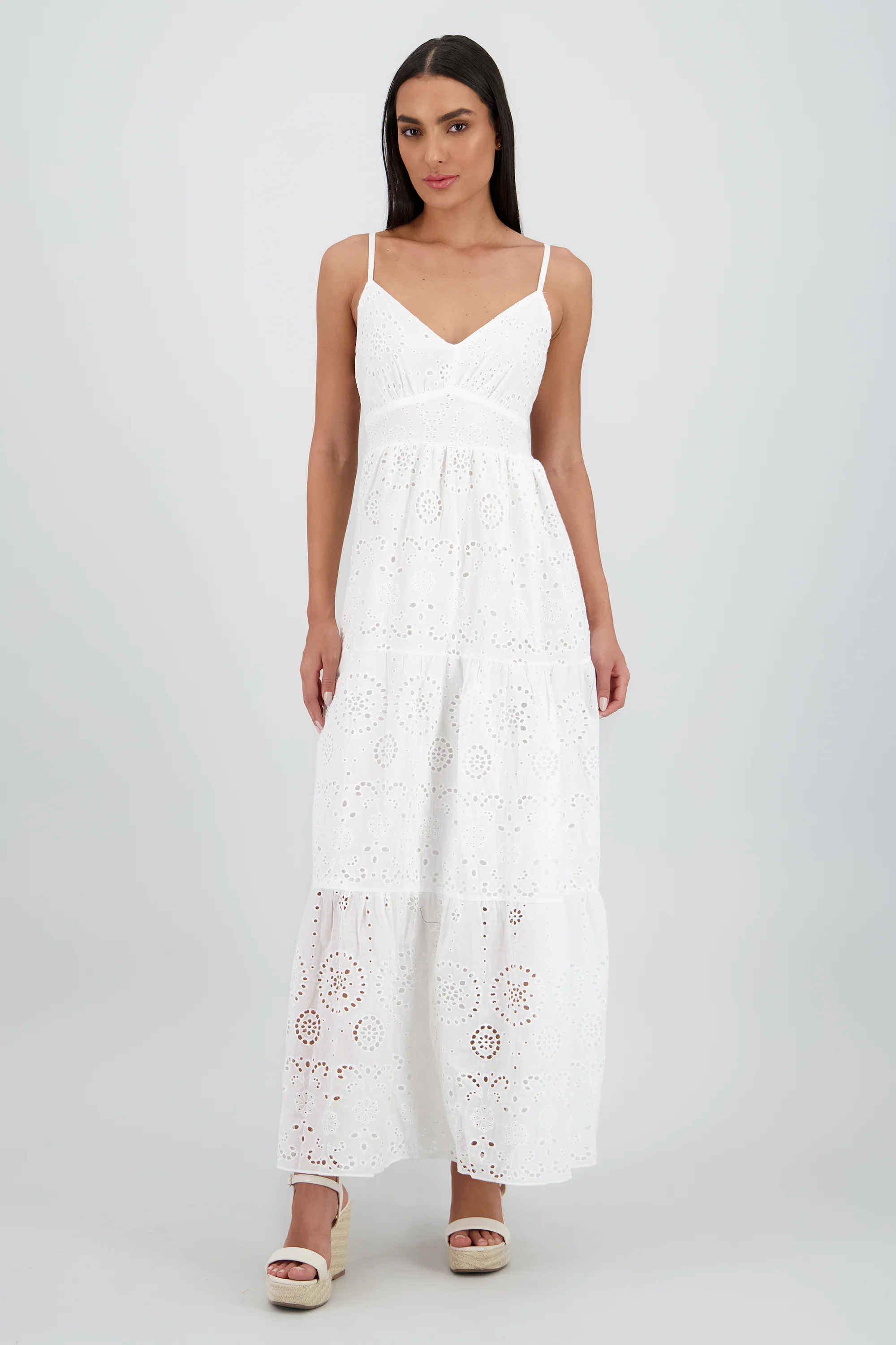 Vestido maxi textura bordado - Image 2