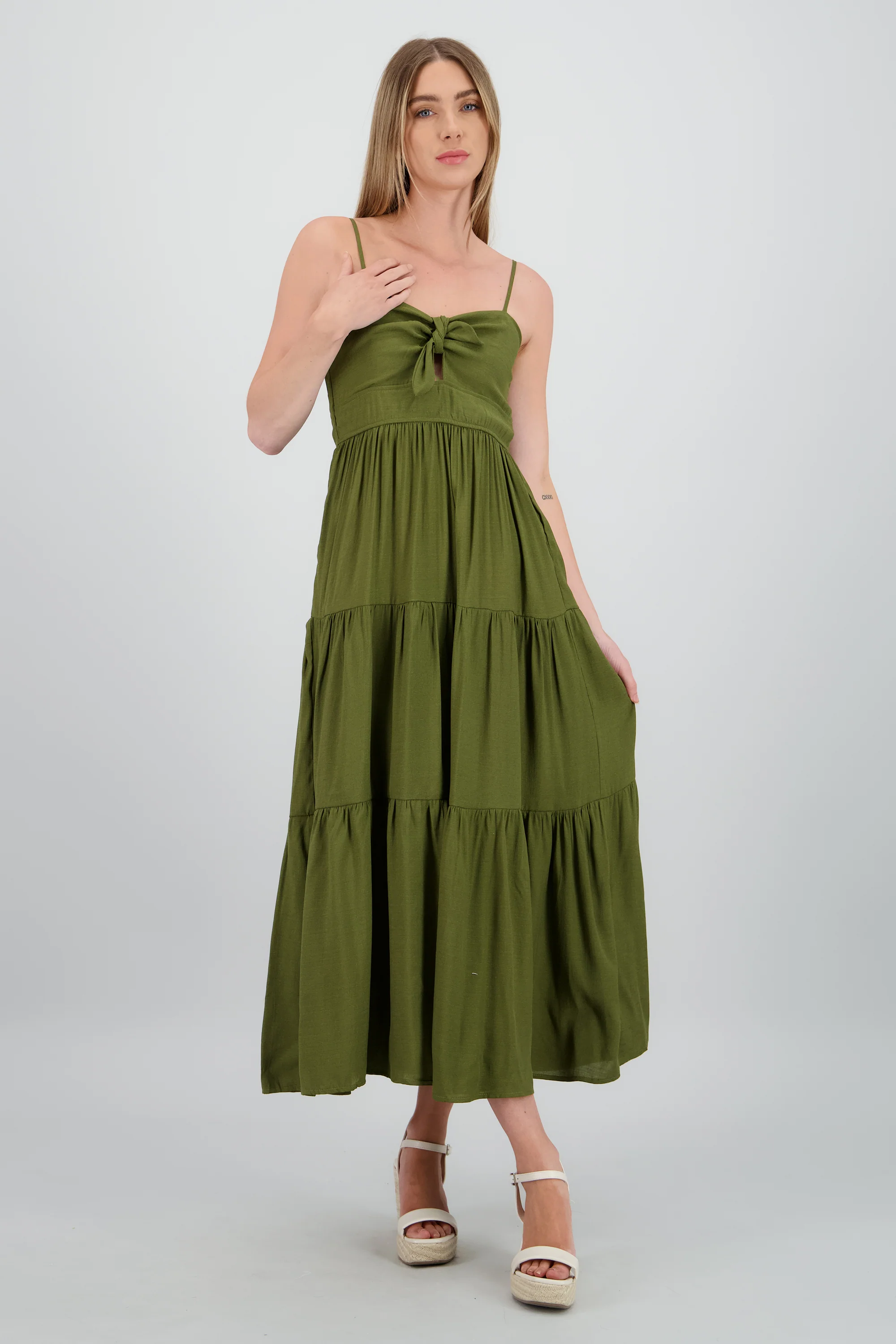 Vestido maxi tirantes