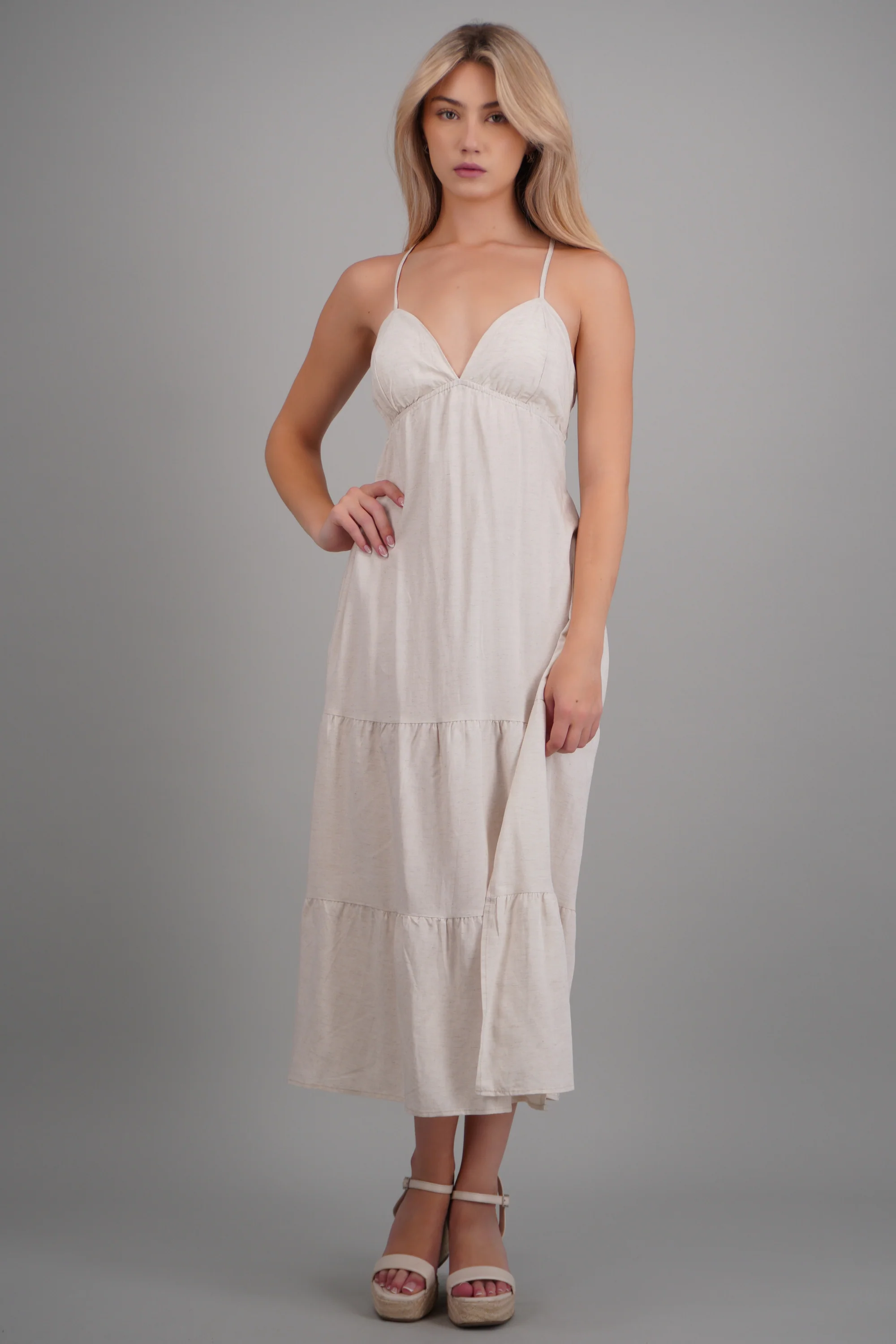 Vestido maxi tirantes