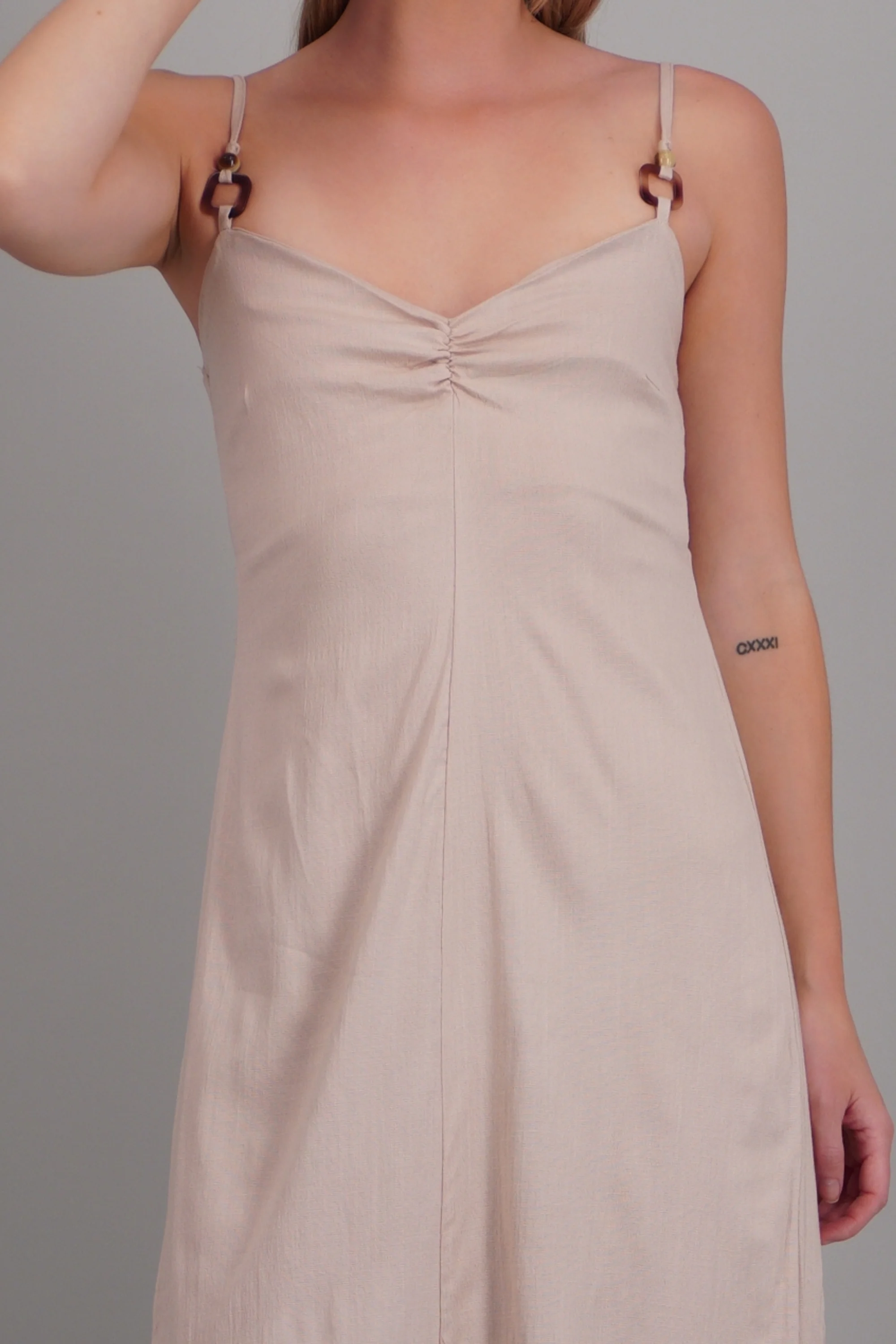 Vestido maxi tirantes cuentas - Image 5