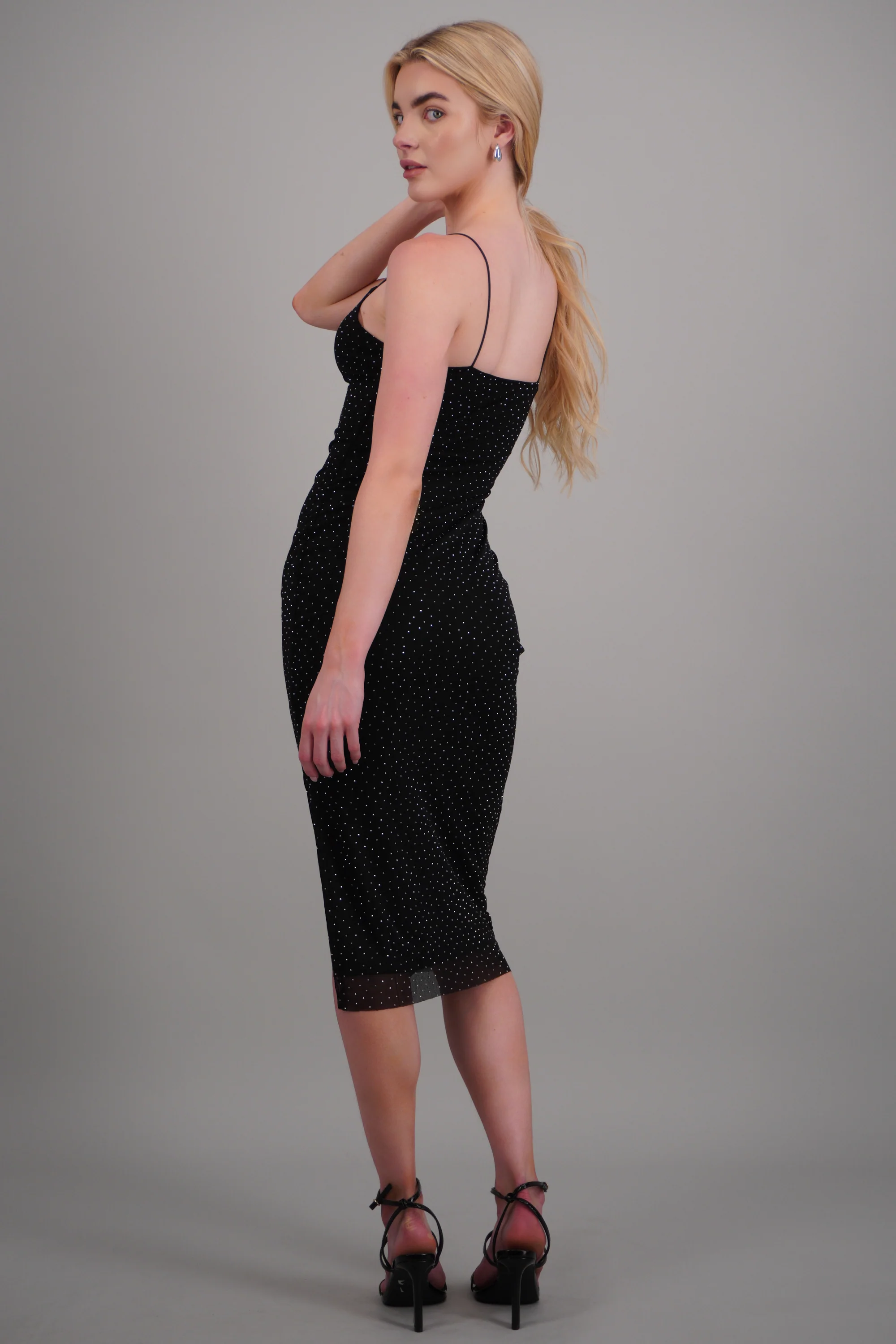 Vestido maxi tirantes detalle brillo - Image 5