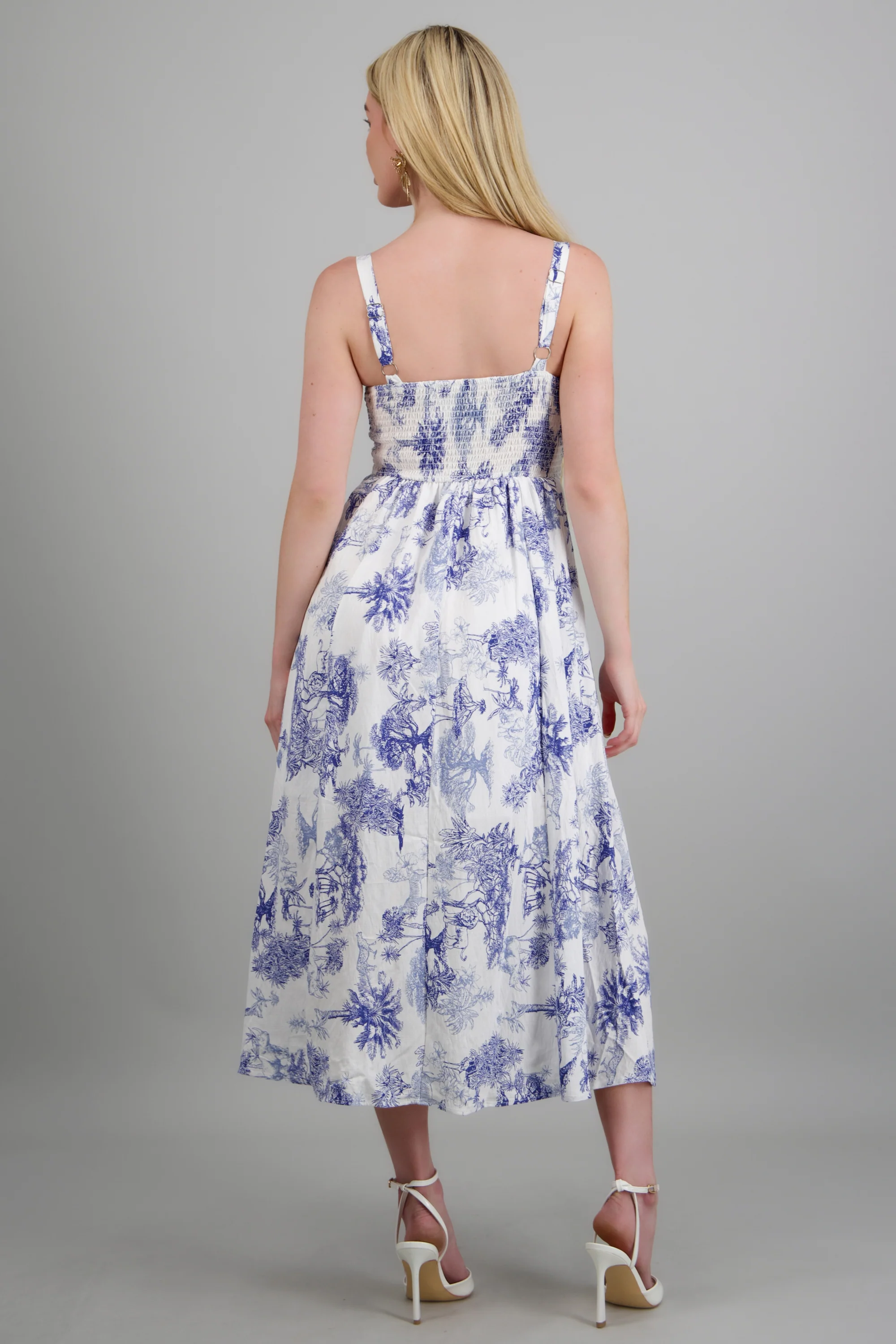 Vestido maxi tirantes flores - Image 4