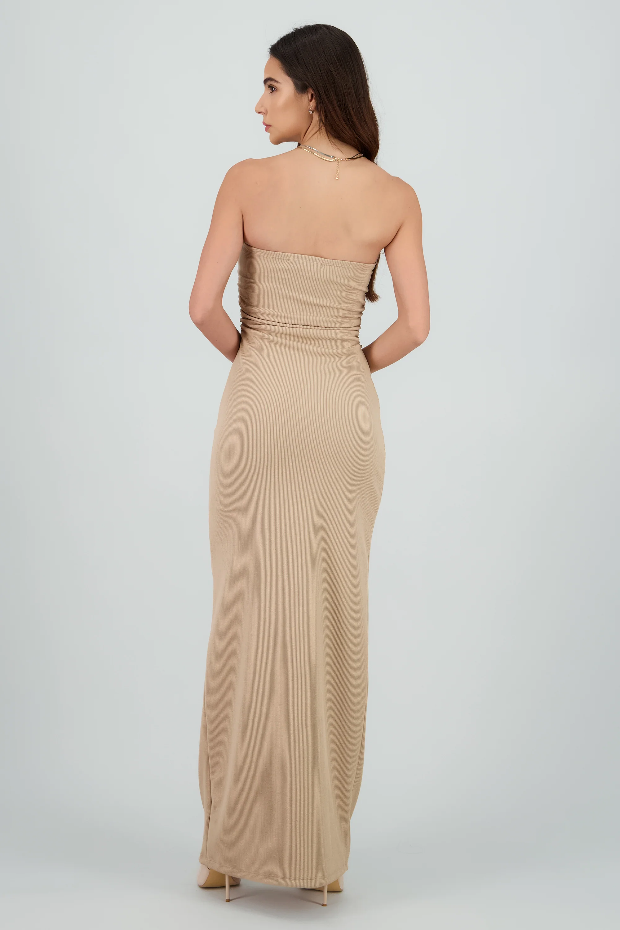 Vestido maxi tubo rib - Image 4