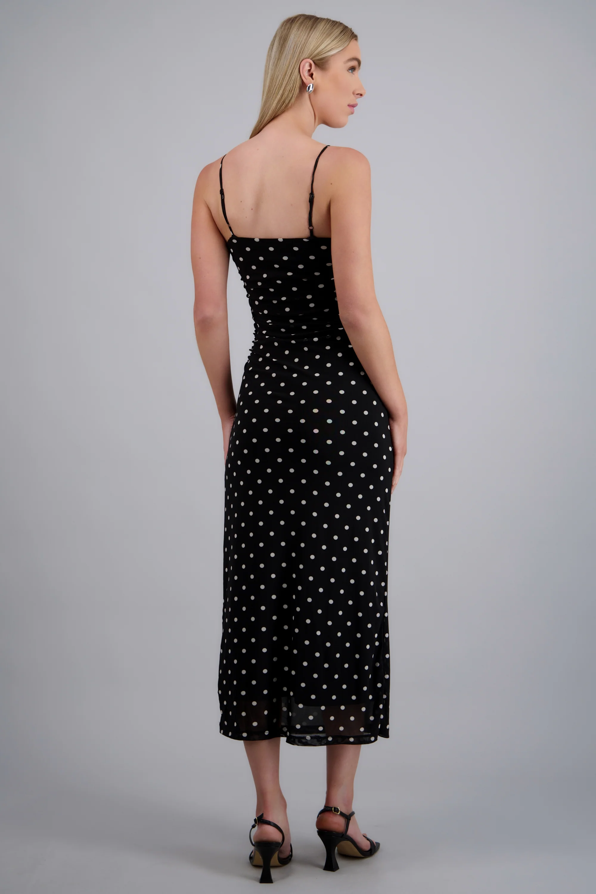 Vestido mesh polka dots - Image 4