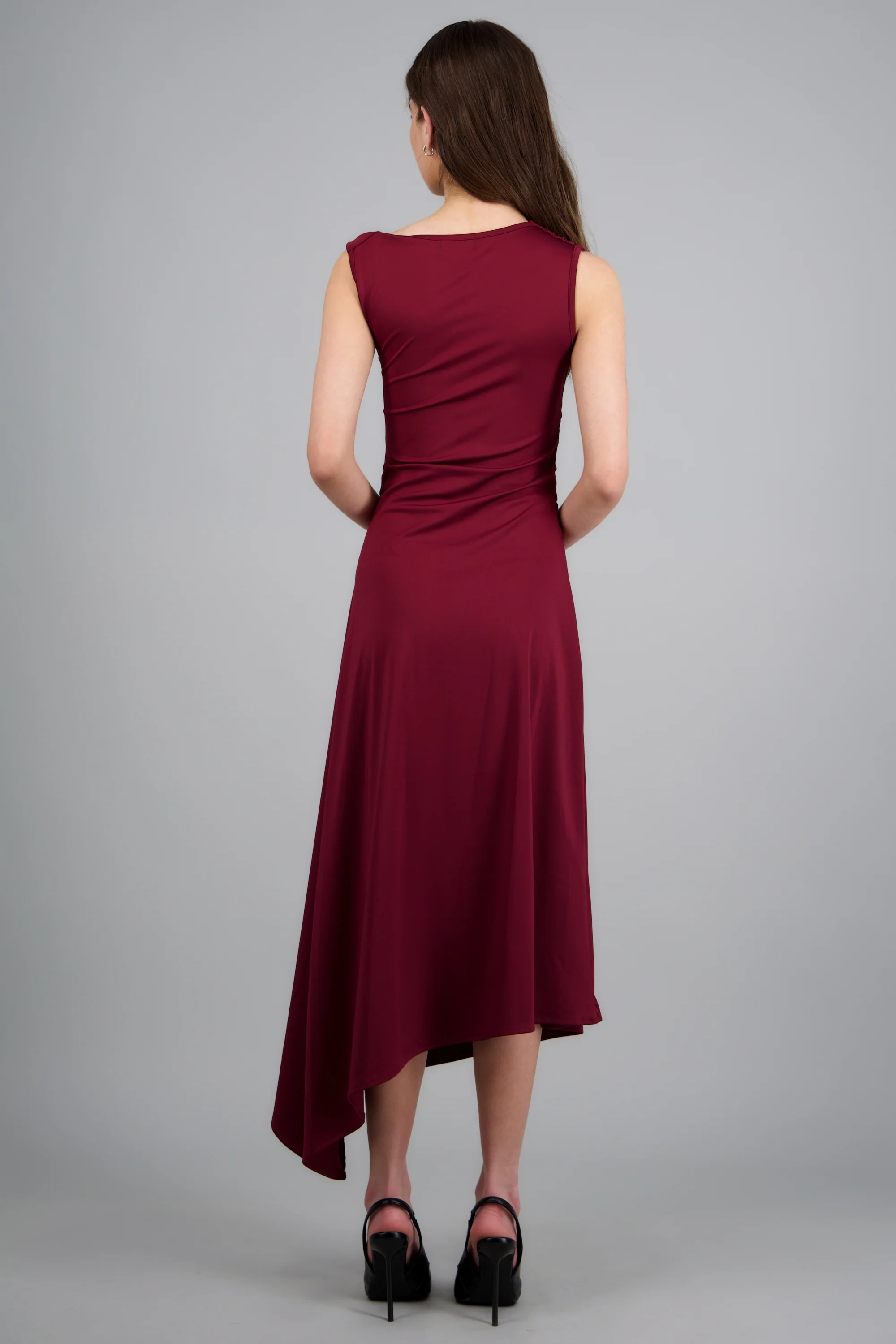 VESTIDO MIDI HOMBRO ASIMETRICO HYPSTERS - Image 9