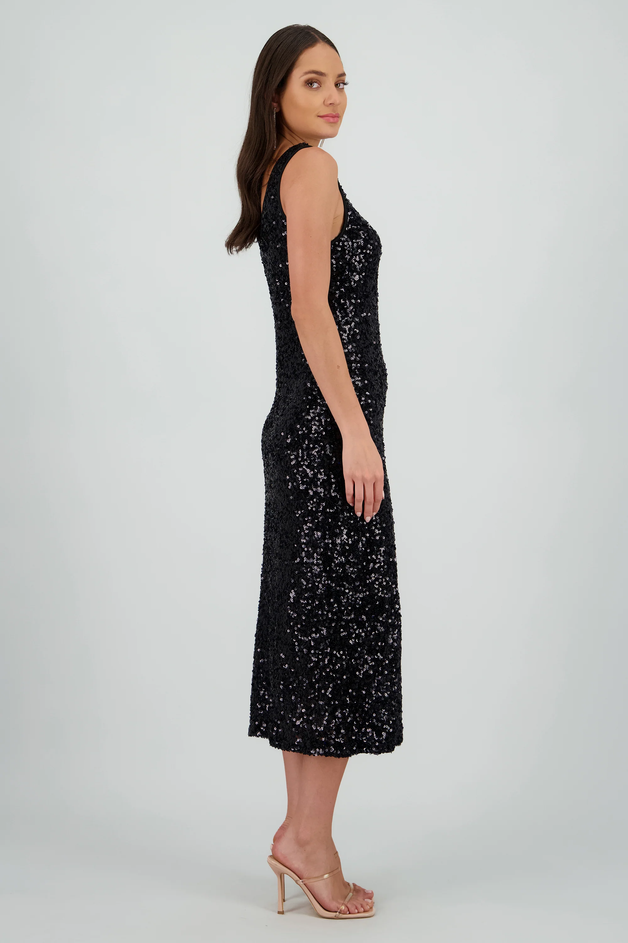 Vestido midi lentejuelas - Image 3