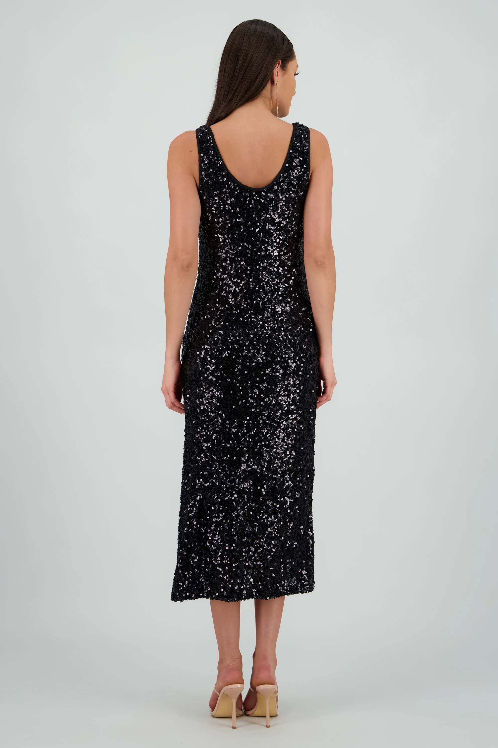 Vestido midi lentejuelas - Image 4