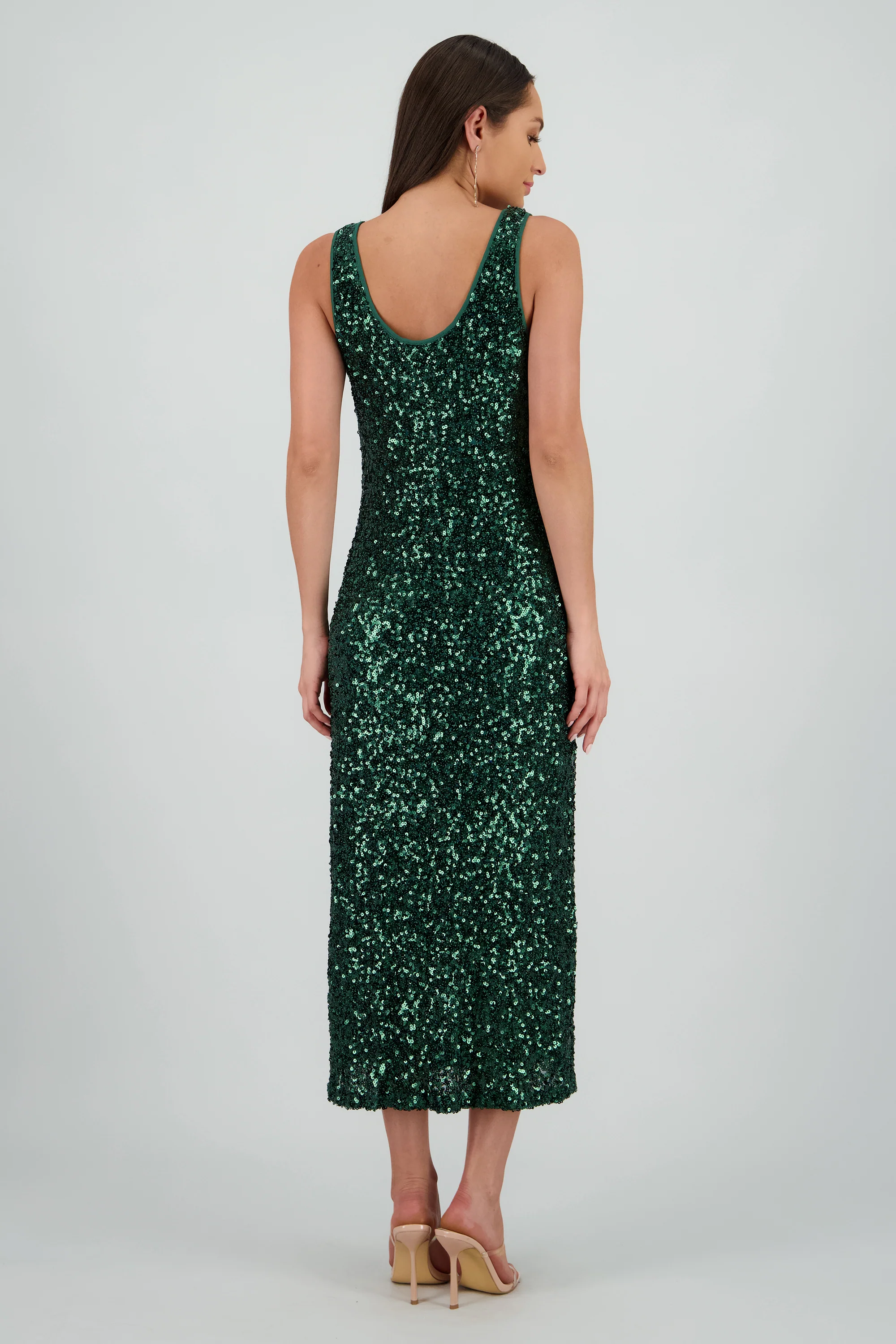 Vestido midi lentejuelas - Image 4