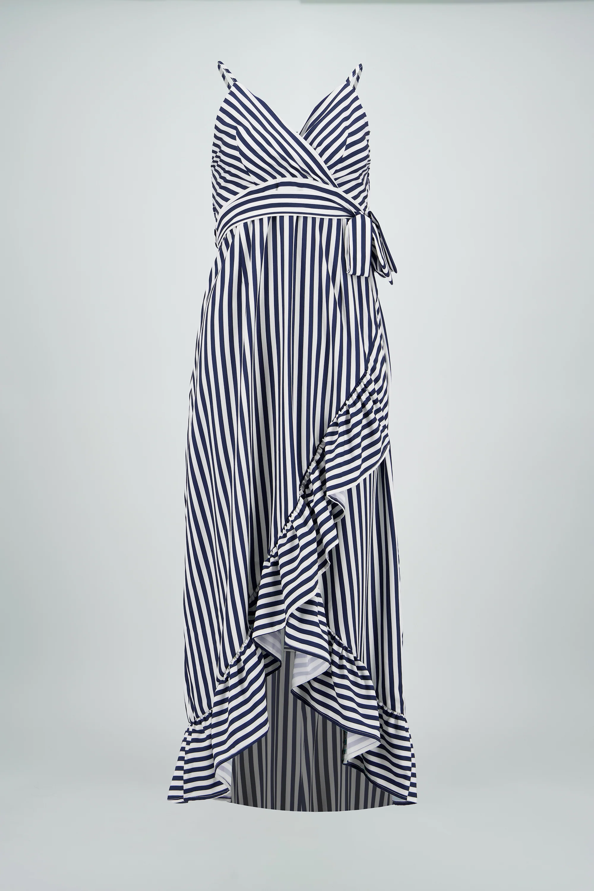 Vestido midi olanes rayas - Image 6