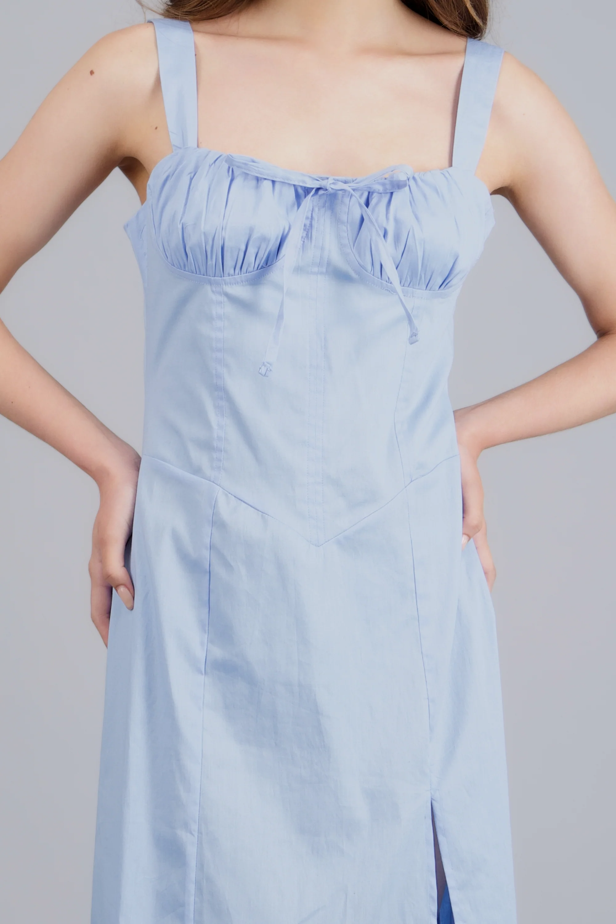 VESTIDO MIDI PLISADO COPAS - Image 5