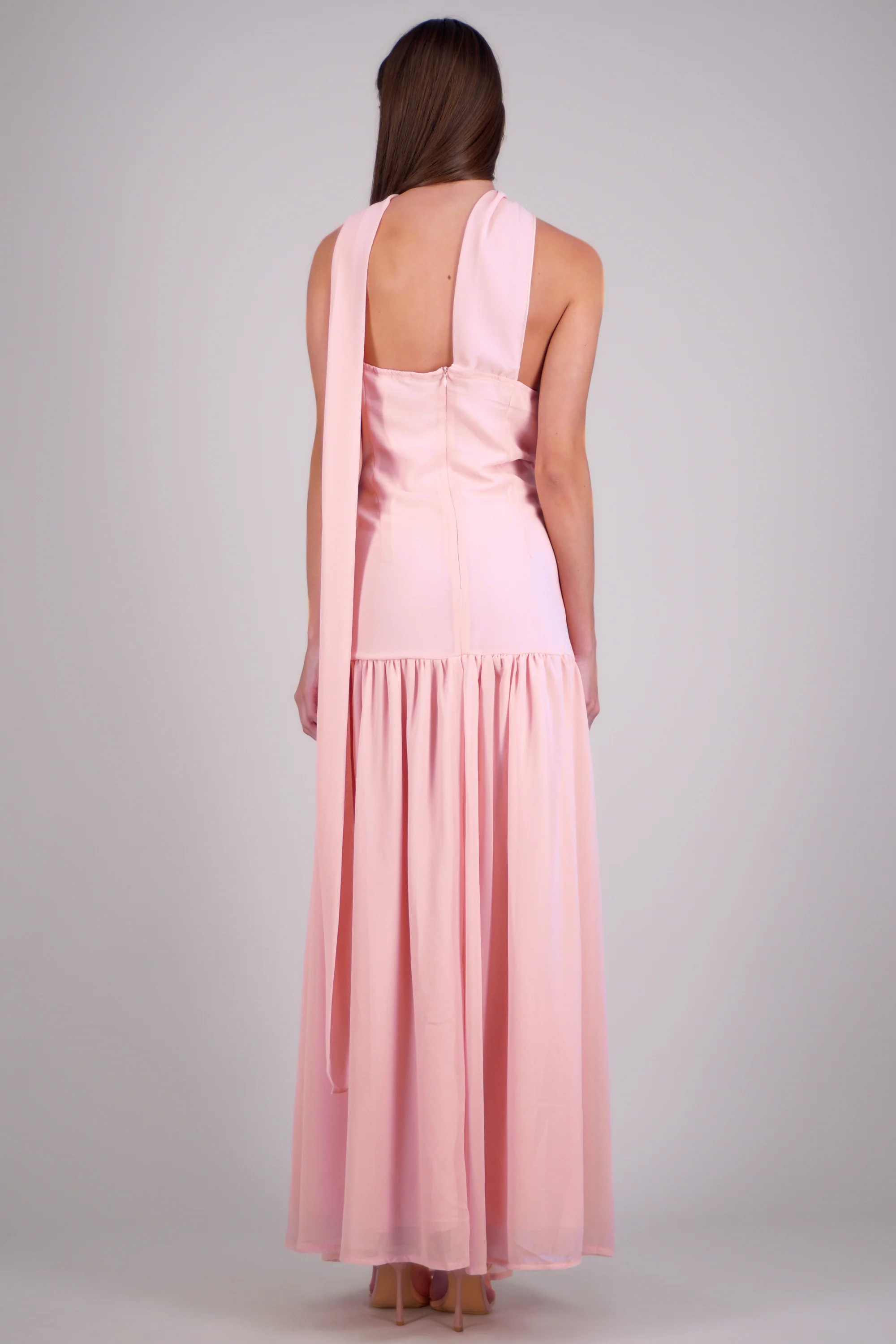 Vestido midi strapples detalle cut out - Image 4