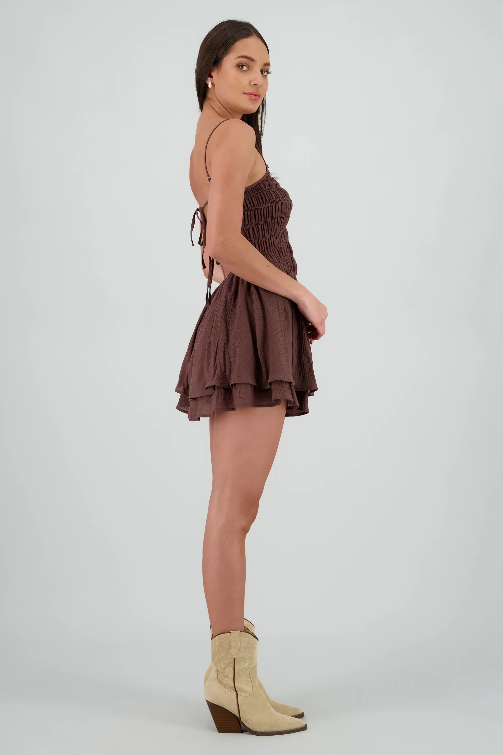 Vestido mini amarre espalda - Image 3