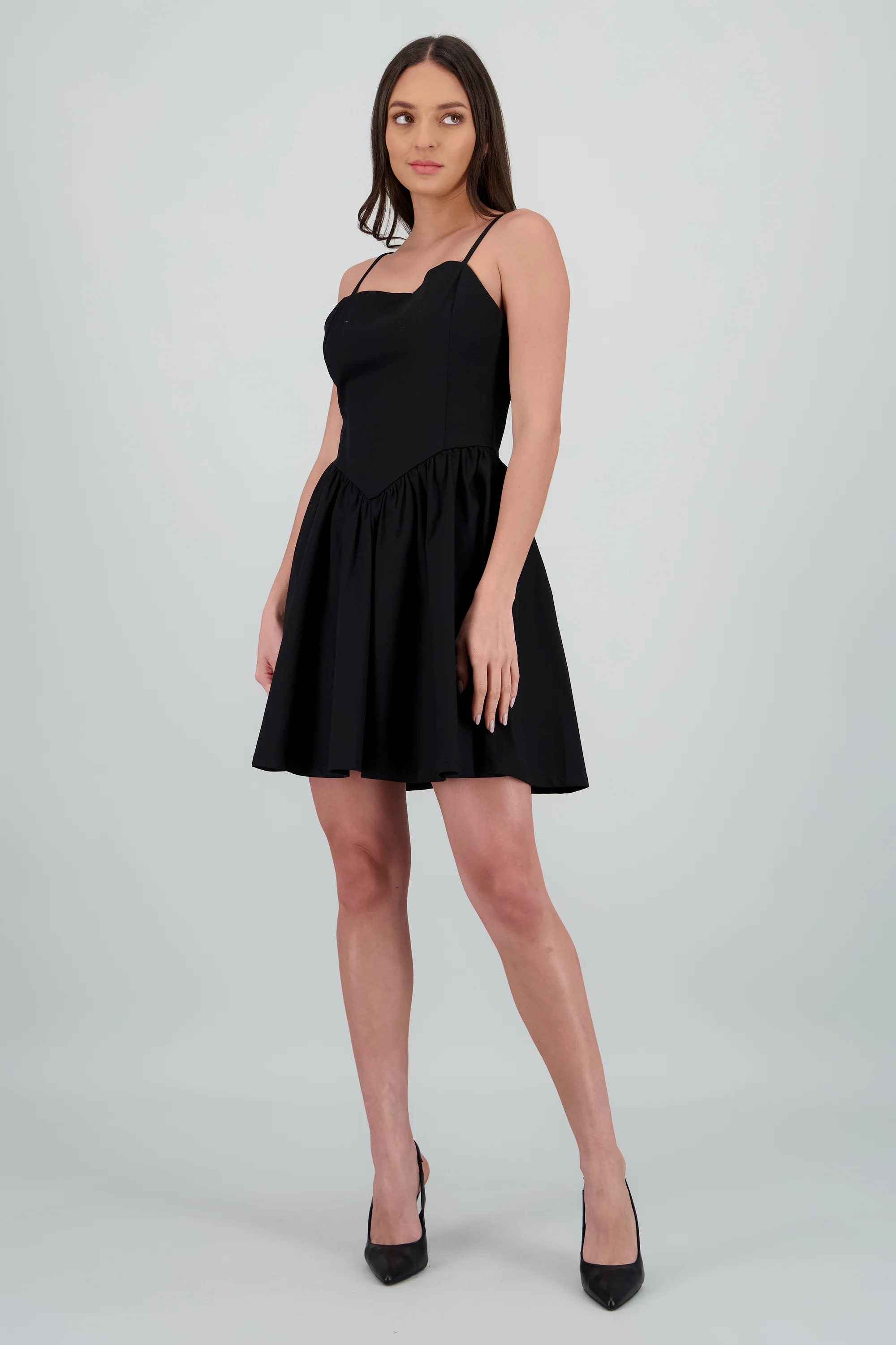 Vestido mini corte corset - Image 2