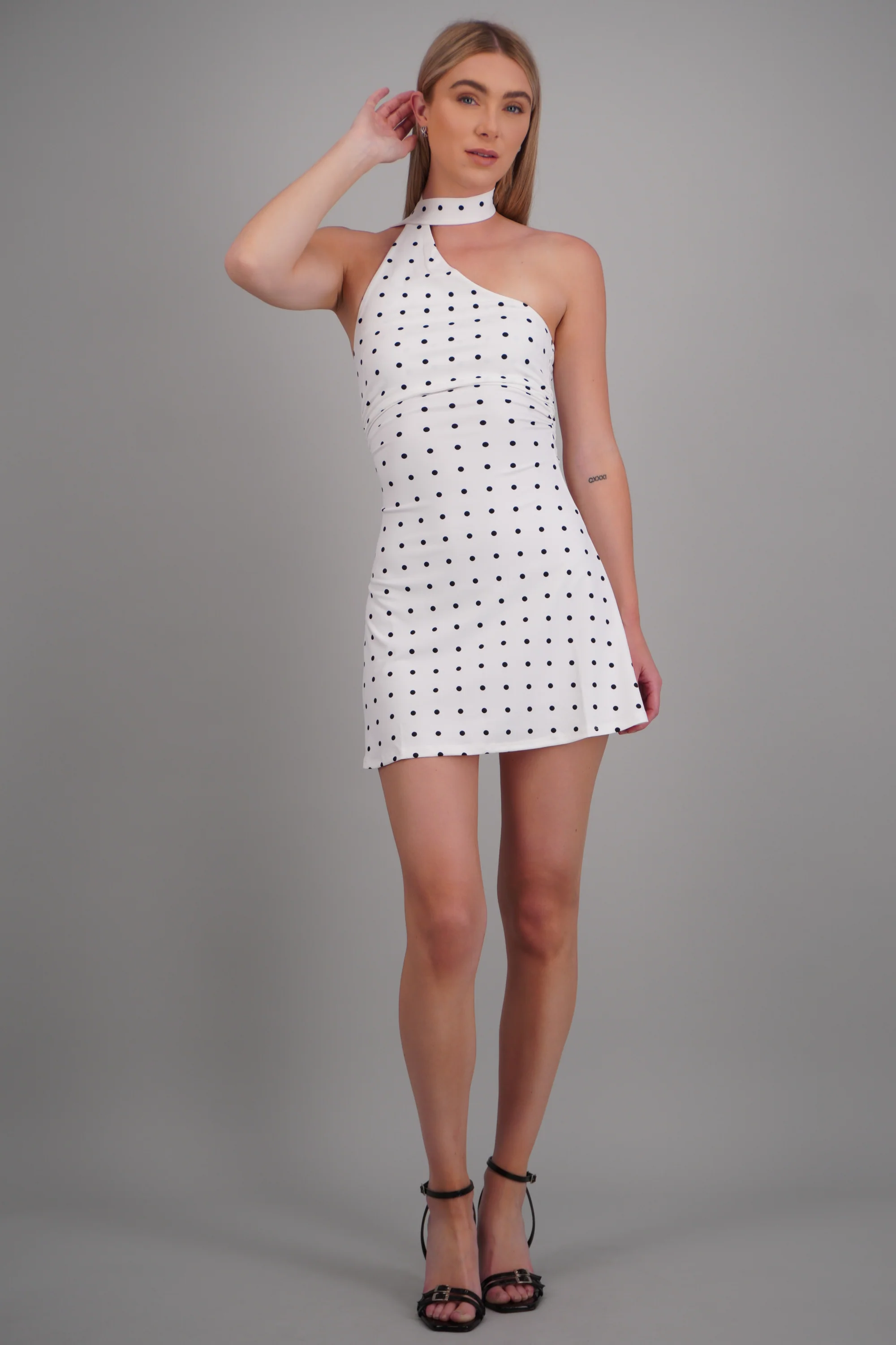 Vestido mini detalle bufanda - Image 3