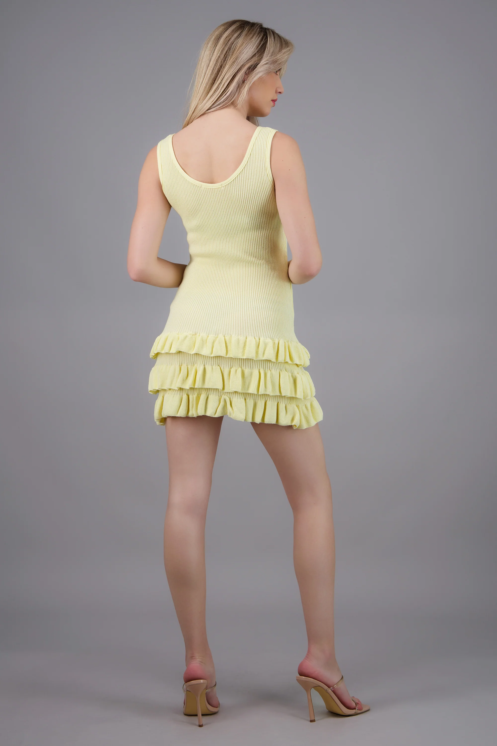 Vestido mini detalle olanes - Image 4