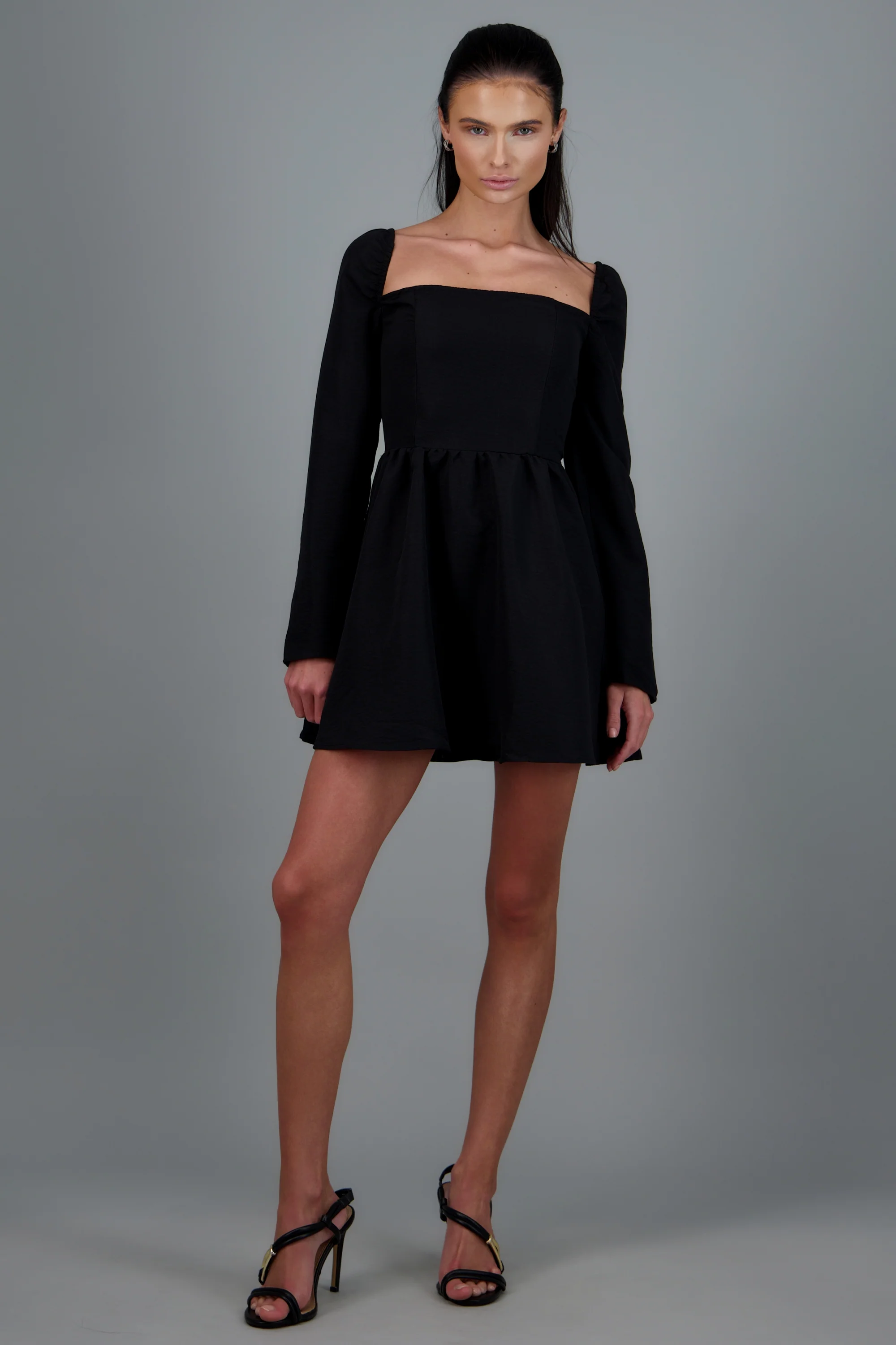 Vestido mini escote cuadrado - Image 2