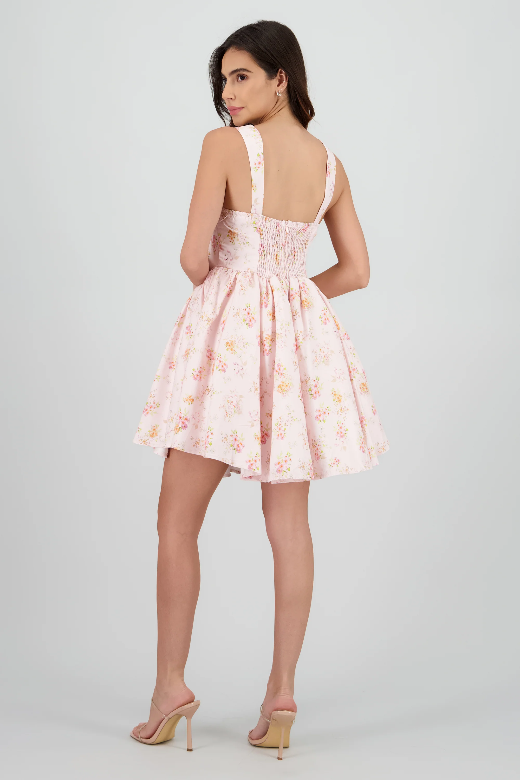 Vestido mini estampado flores - Image 4