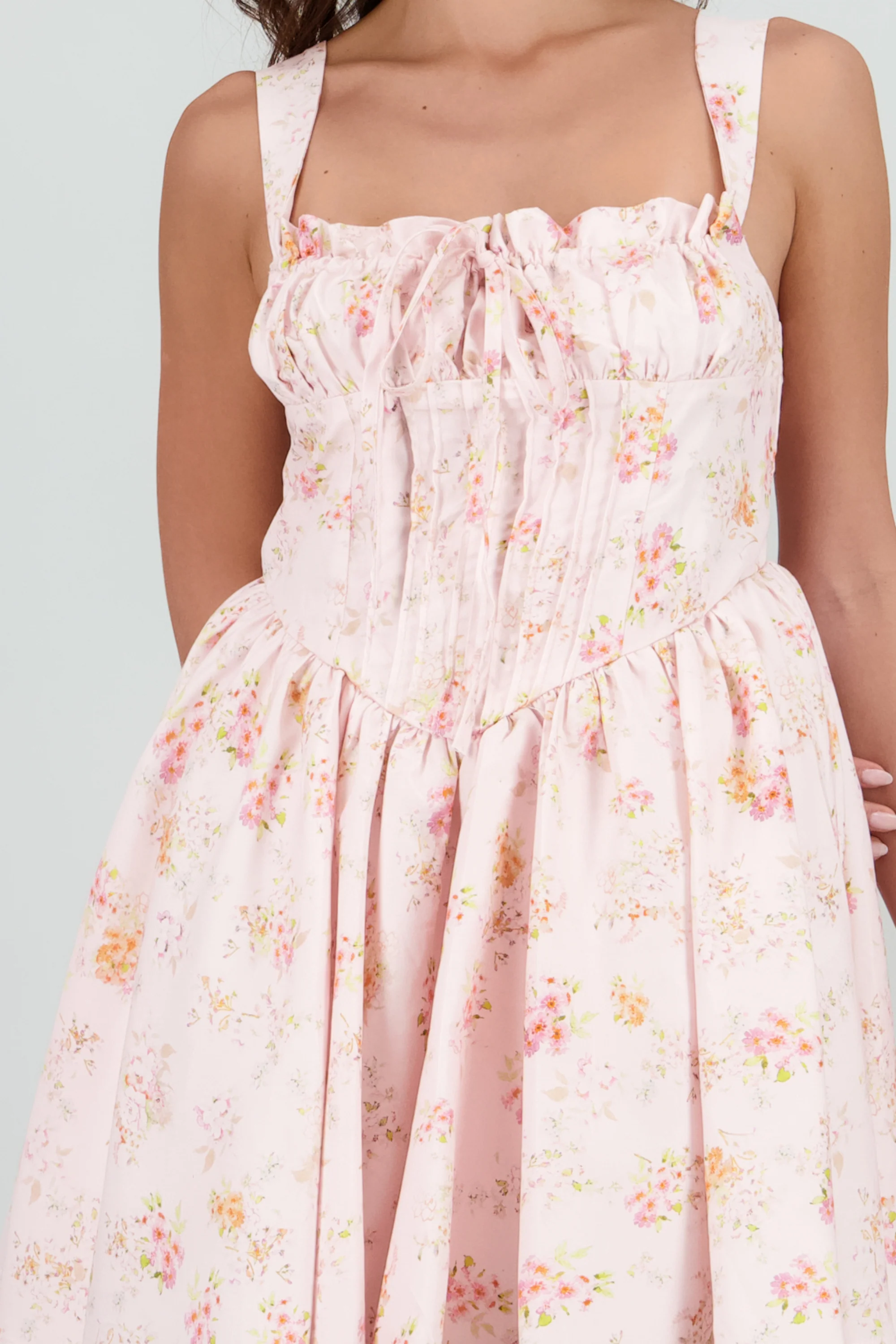 Vestido mini estampado flores - Image 5