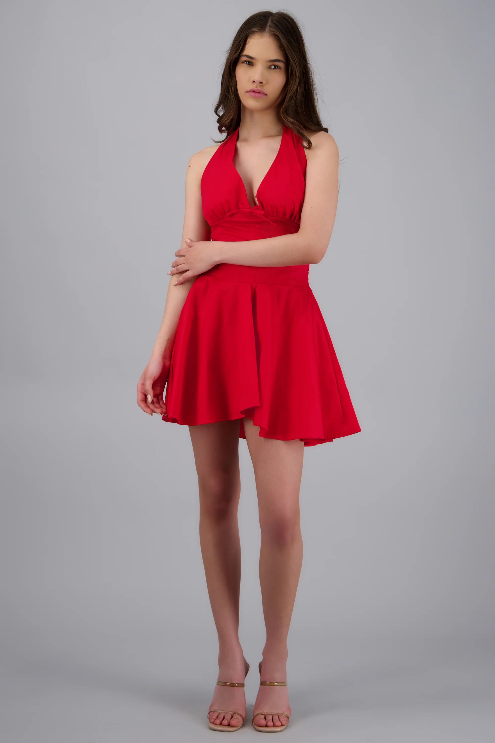 Vestido mini halter - Image 3