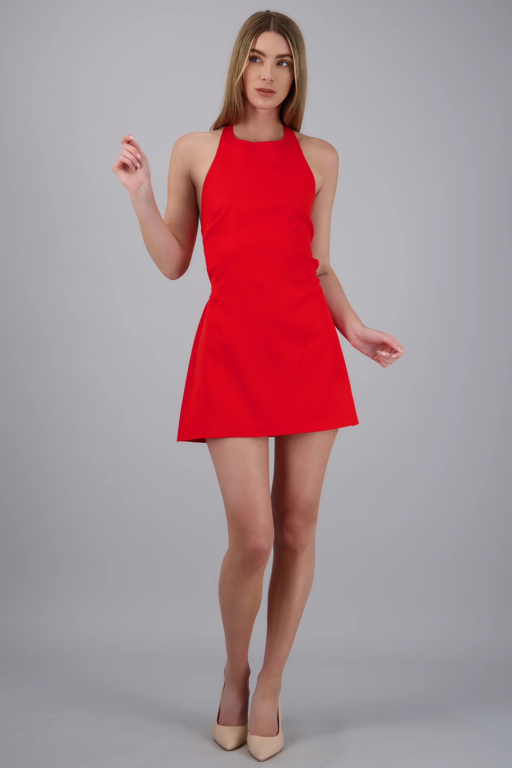 Vestido mini halter detalle espalda - Image 2