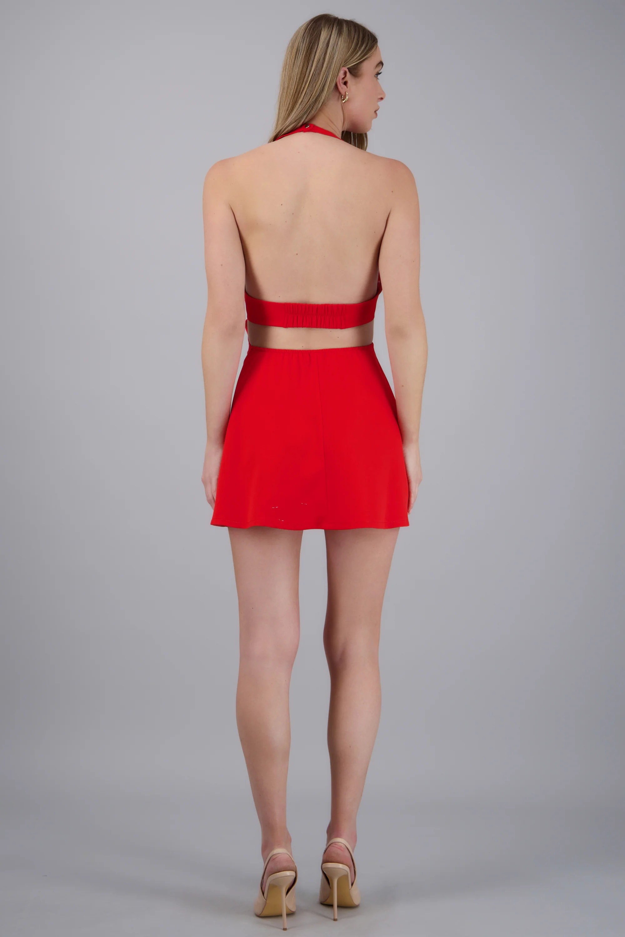 Vestido mini halter detalle espalda - Image 4