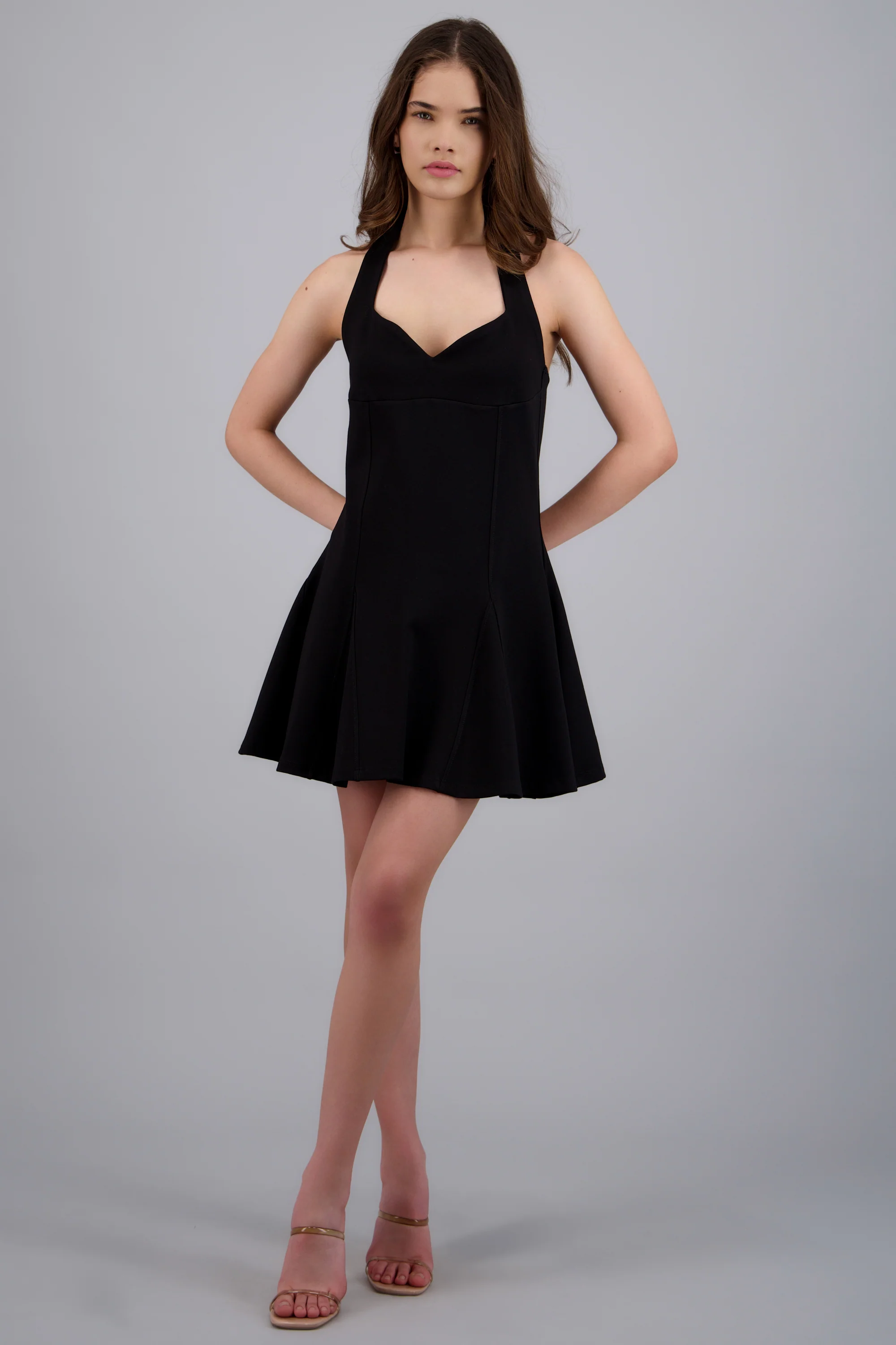 vestido mini halter escote corazón - Image 2