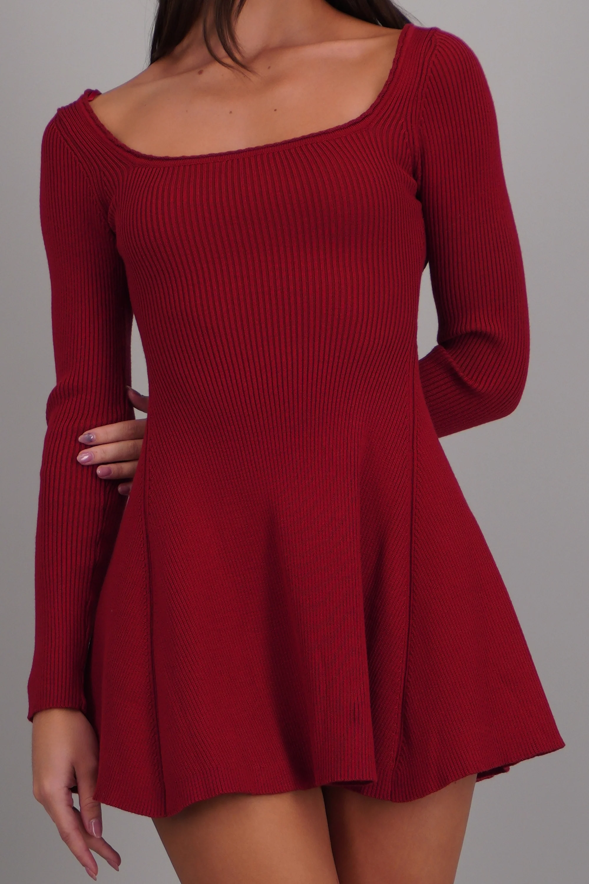VESTIDO MINI M/L TEJIDO - Image 5