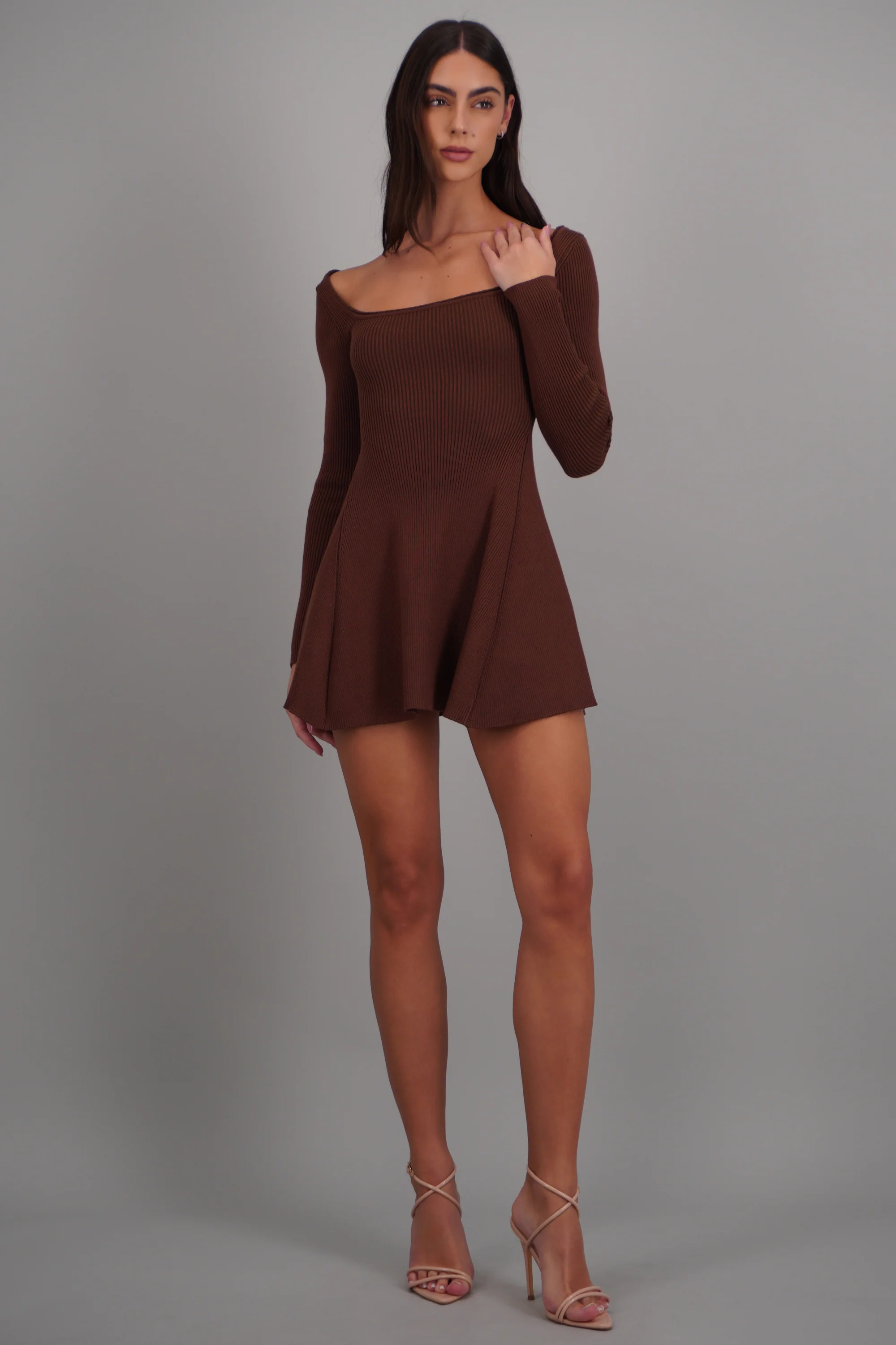 VESTIDO MINI M/L TEJIDO - Image 3