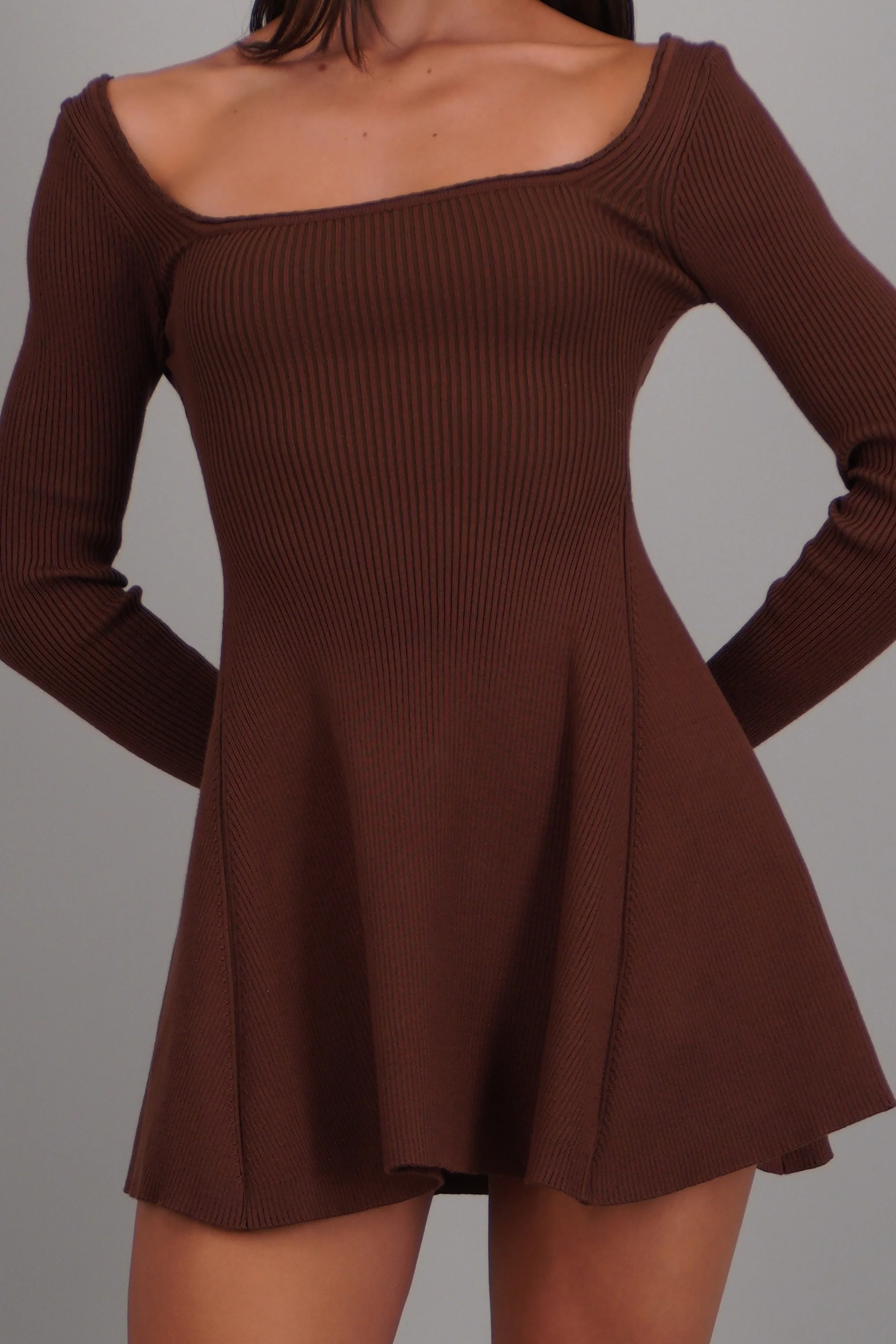 VESTIDO MINI M/L TEJIDO - Image 5