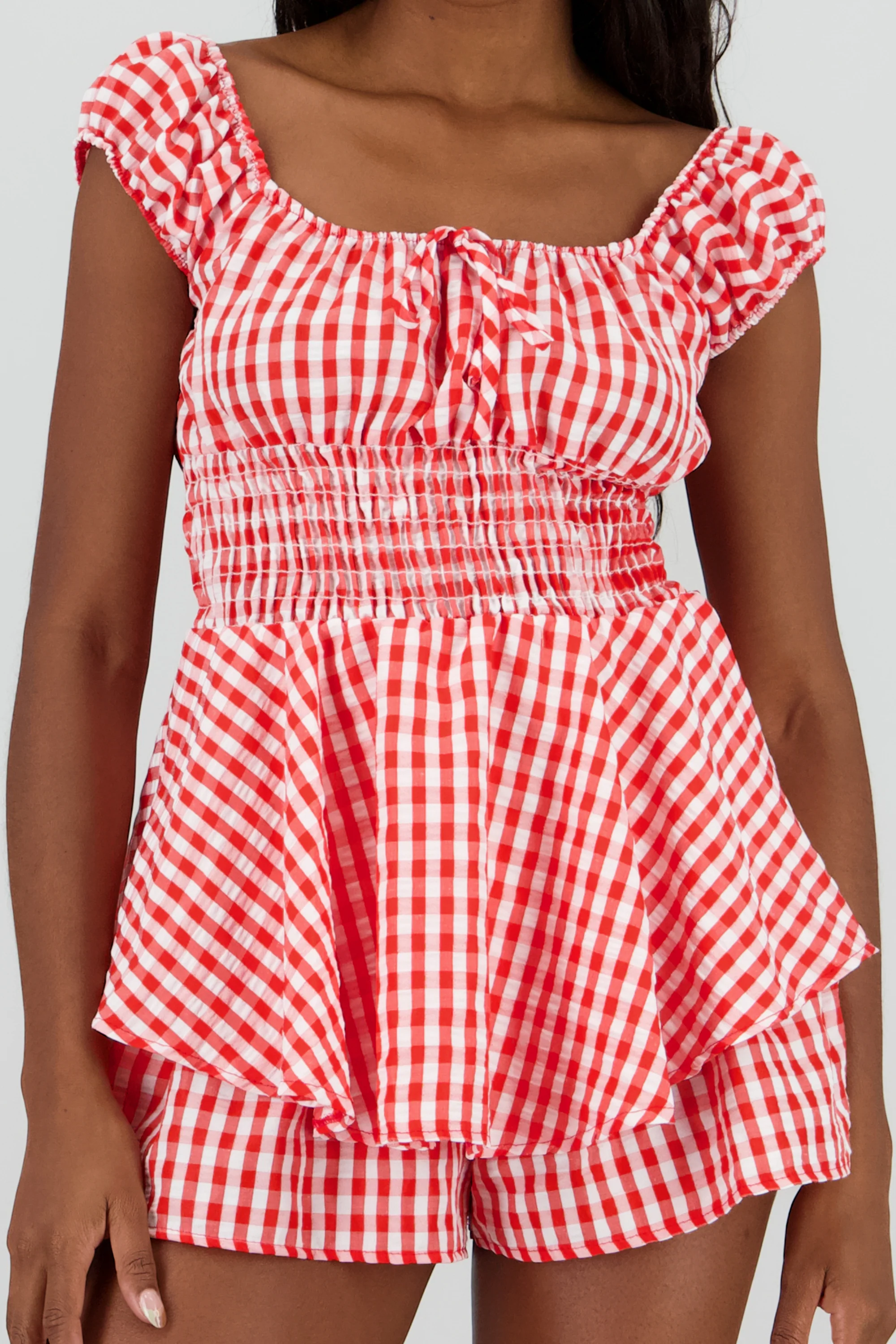 Vestido mini olanes gingham - Image 5