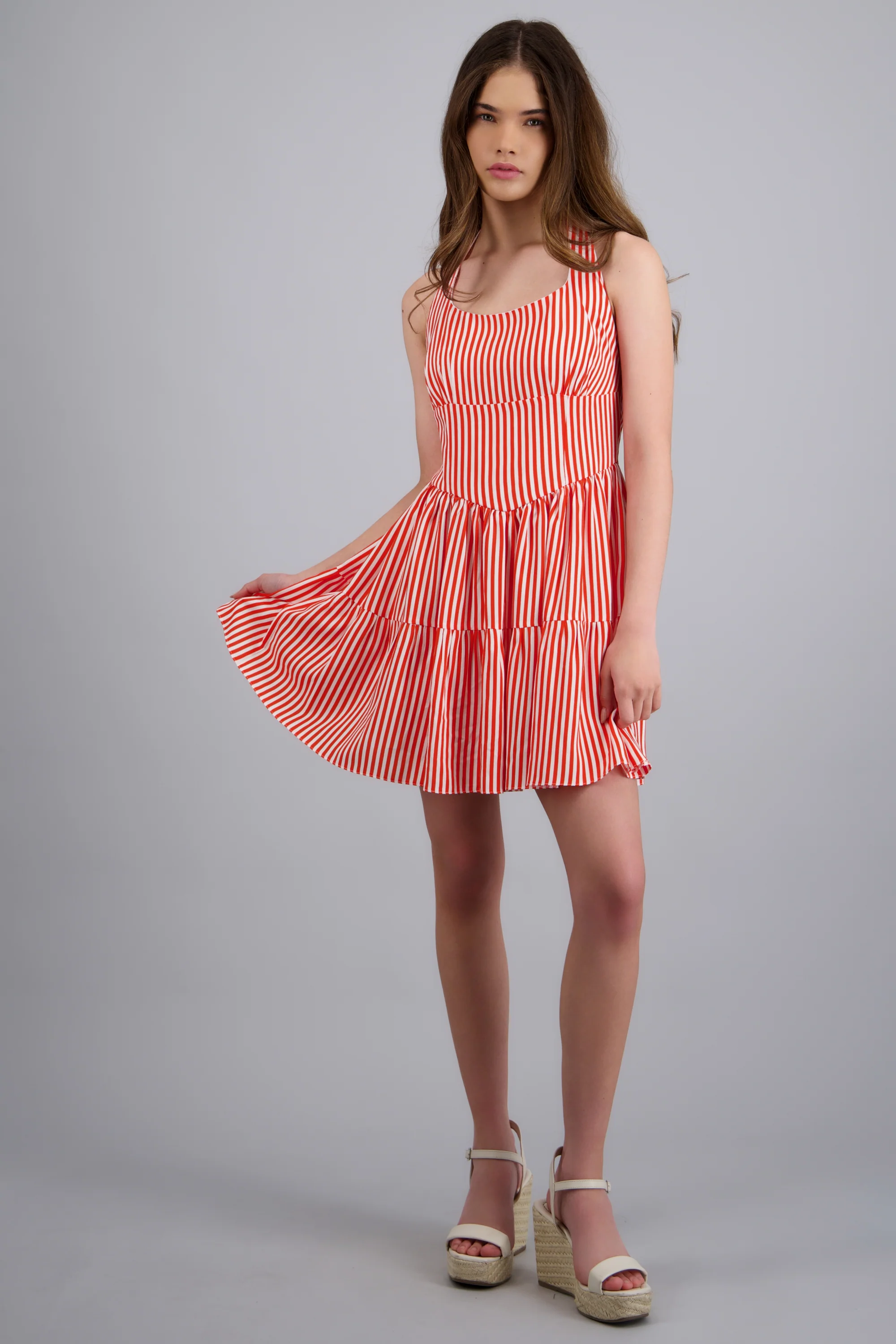 Vestido mini rayado - Image 3