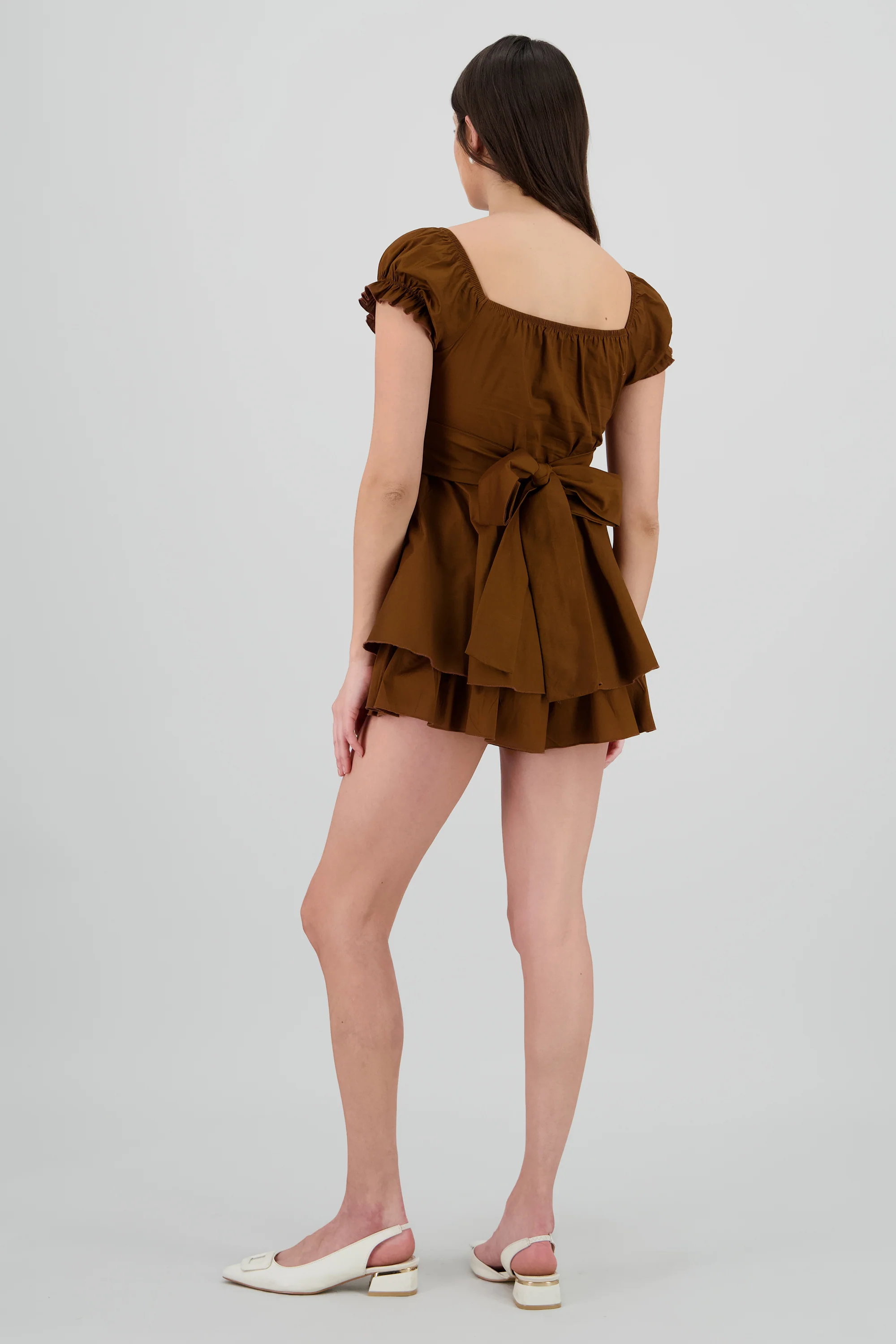 Vestido olanes manga corta - Image 4