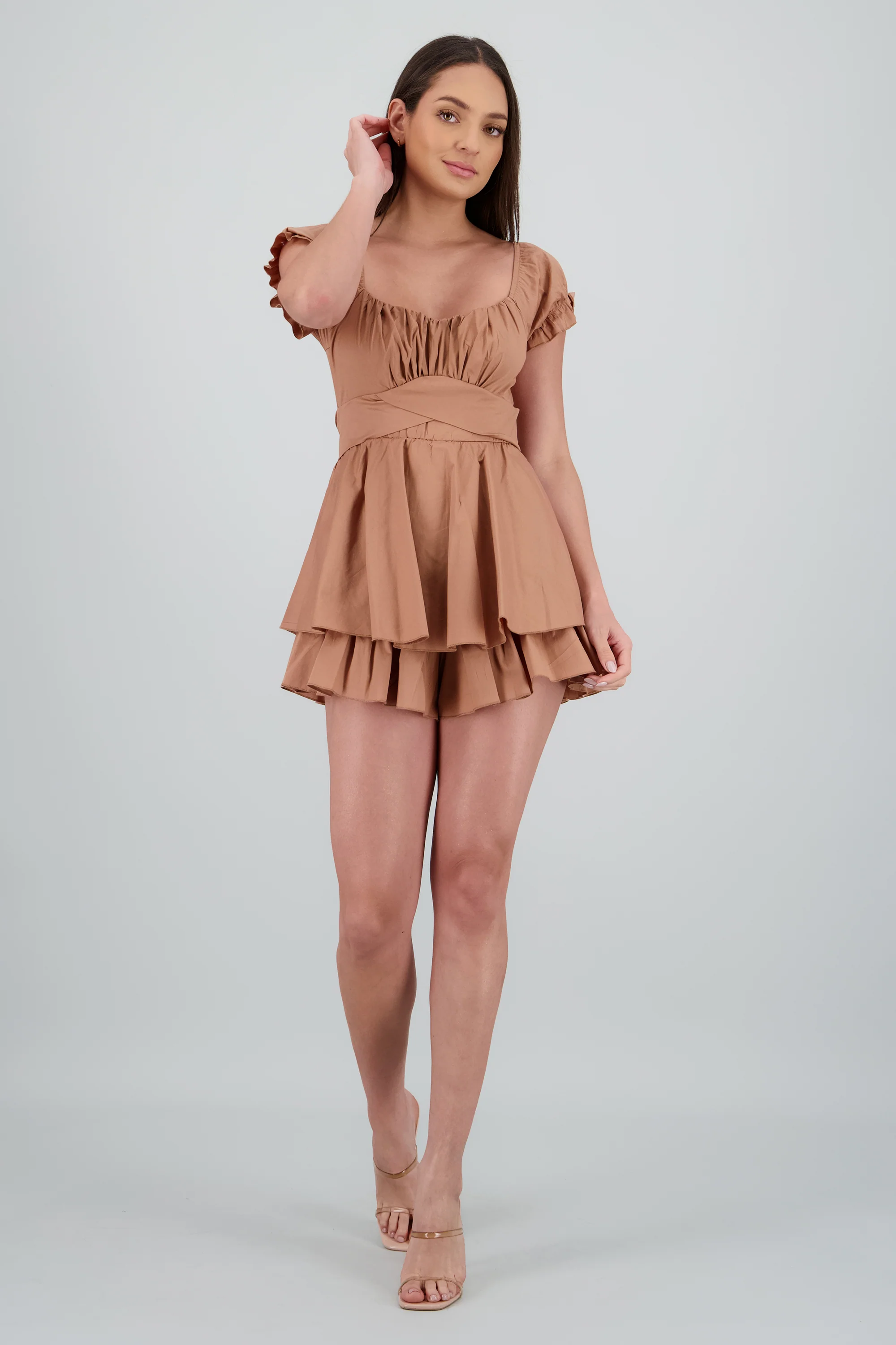 Vestido olanes manga corta - Image 2