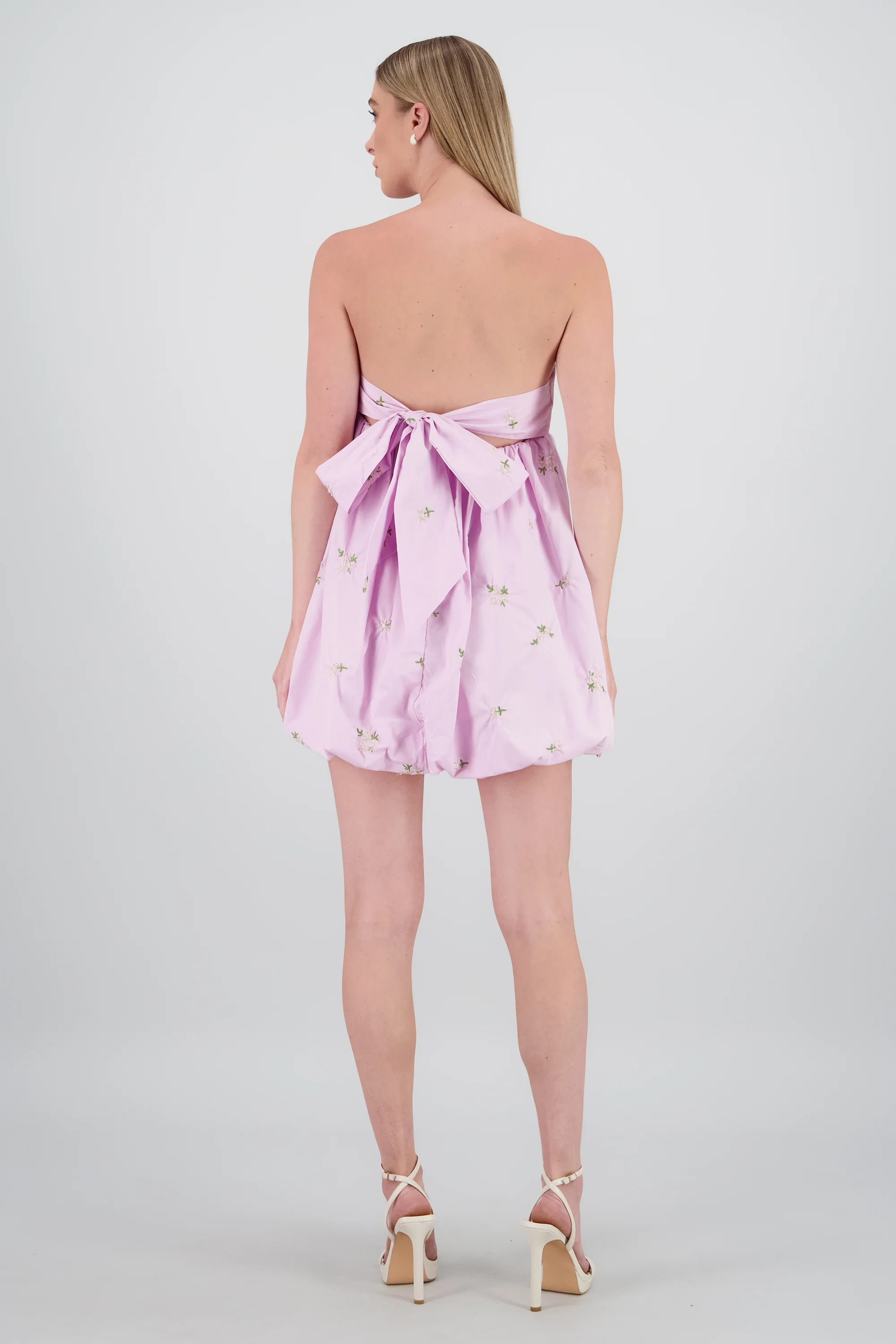 Vestido popelina bordada con moños Hypsters - Image 4