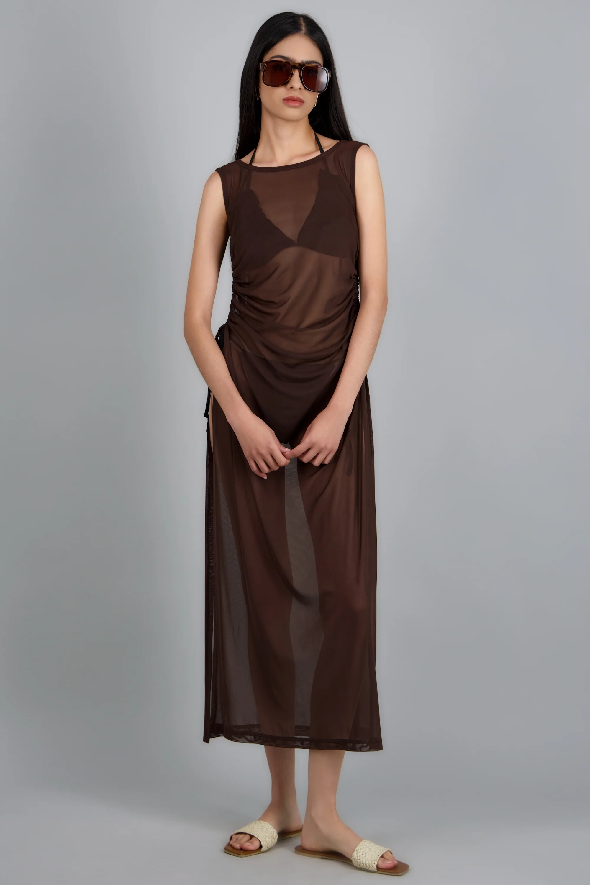 Vestido salida jaretas costados - Image 3