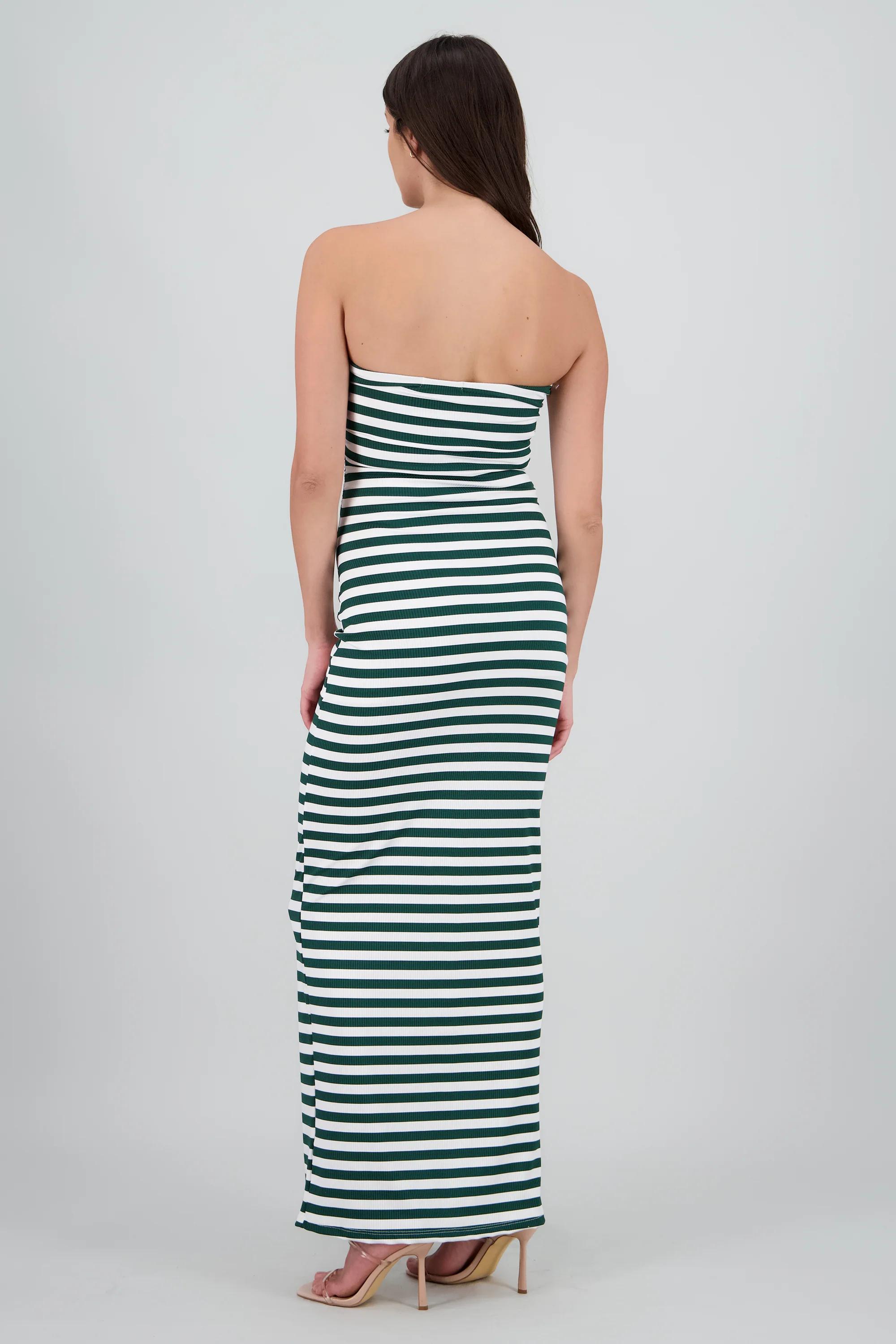 Vestido strapless rayas - Image 4